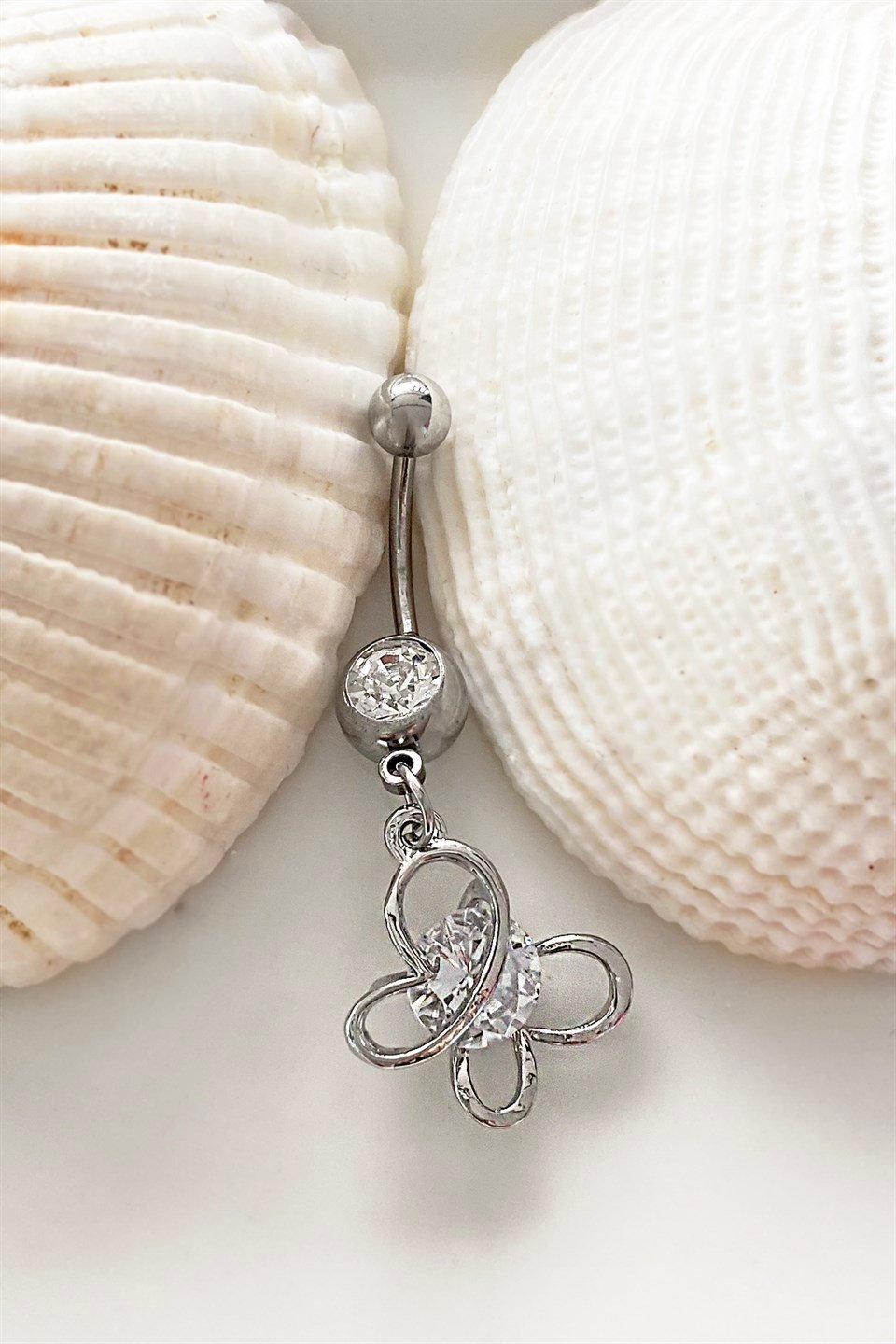 Butterfly Figured Belly Piercing