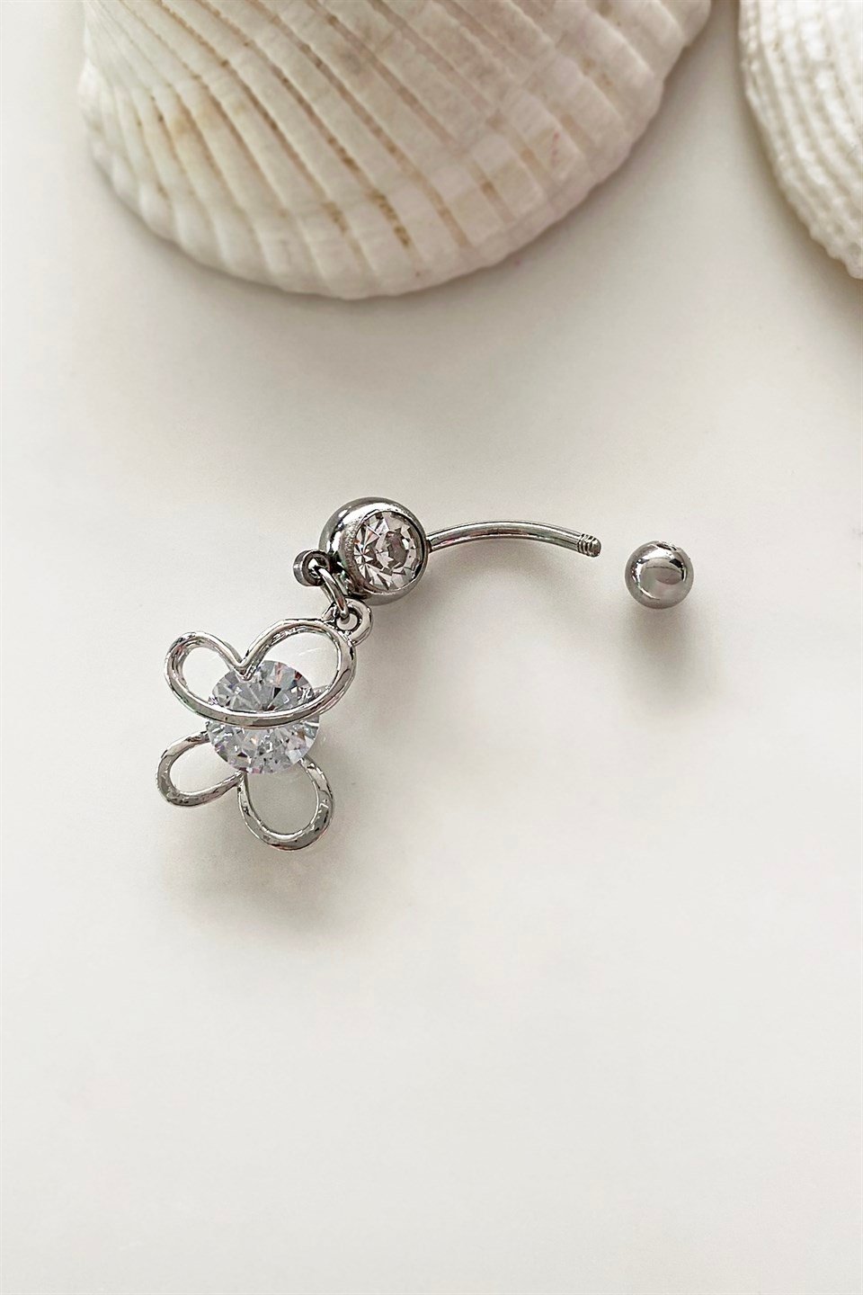 Butterfly Figured Belly Piercing