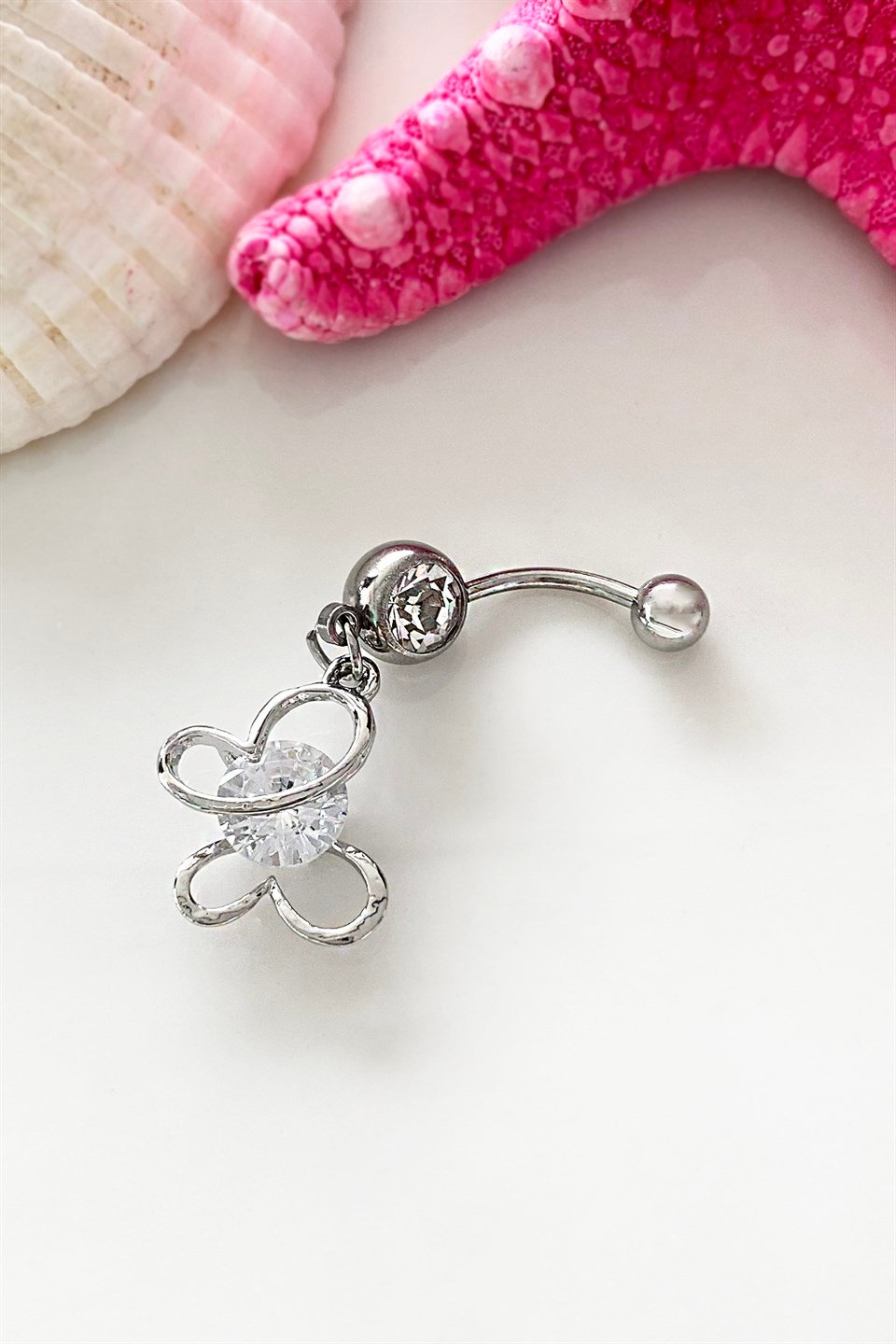 Butterfly Figured Belly Piercing