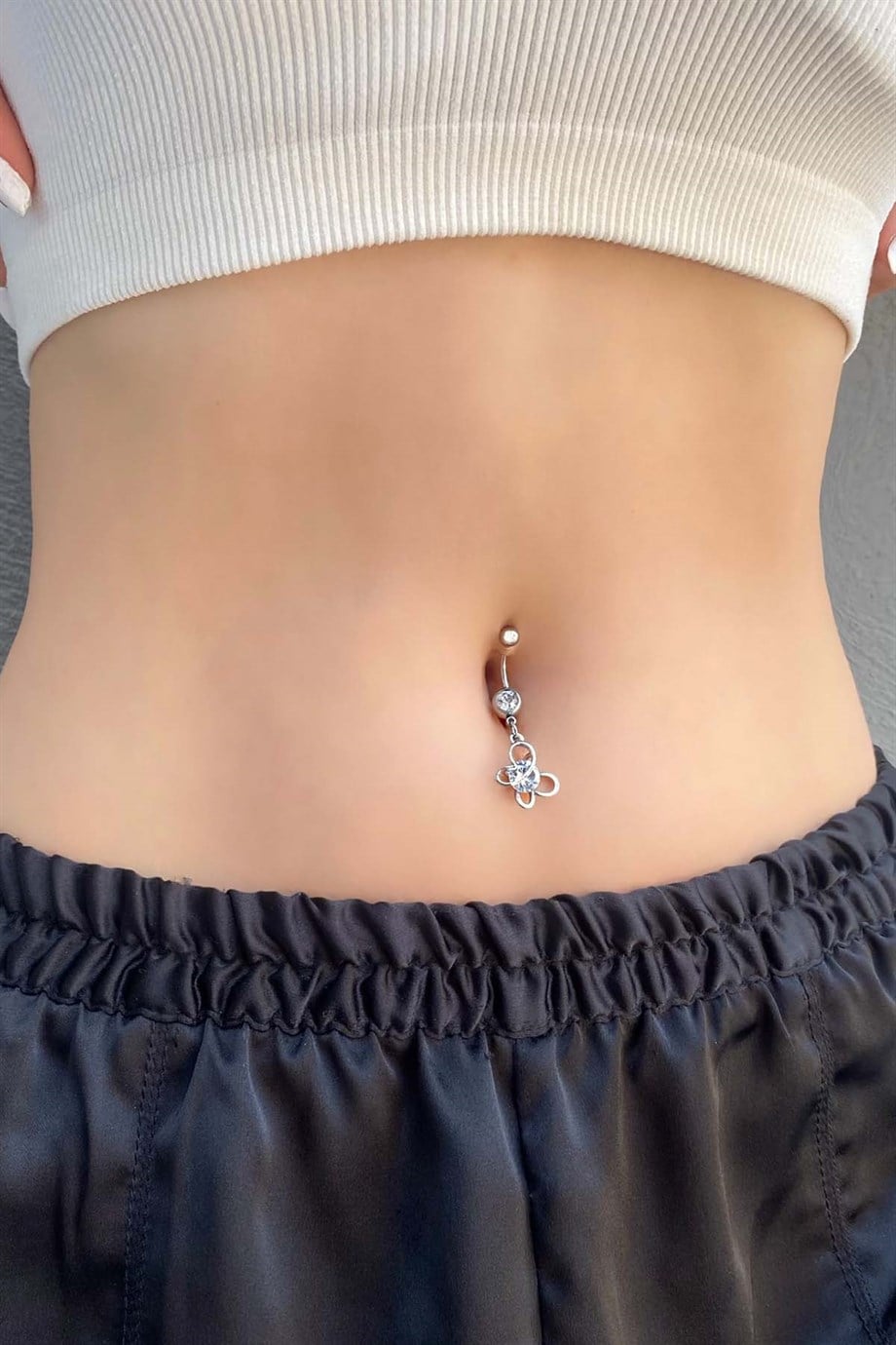 Butterfly Figured Belly Piercing