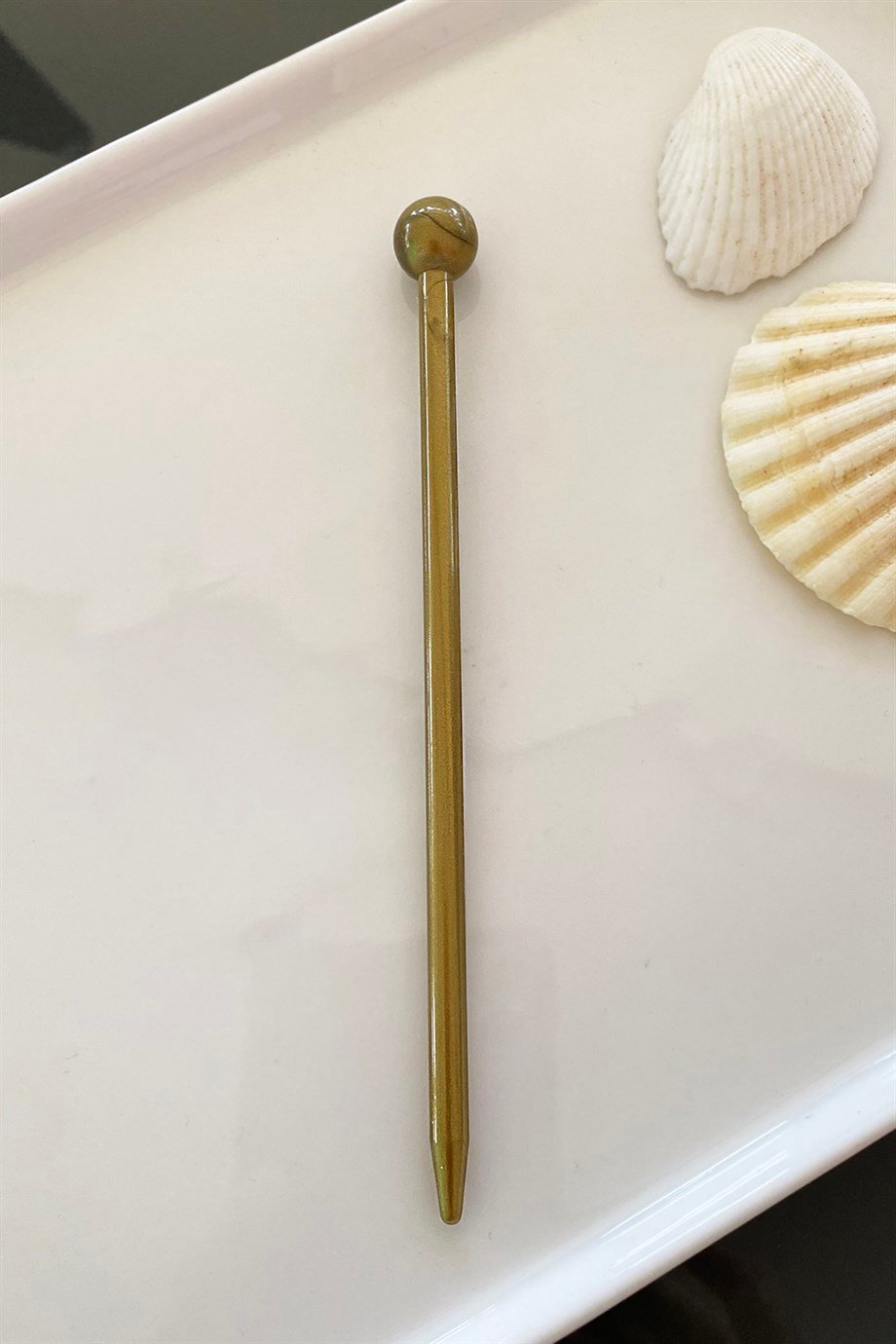 Koyu Altın Renk Topuz toka