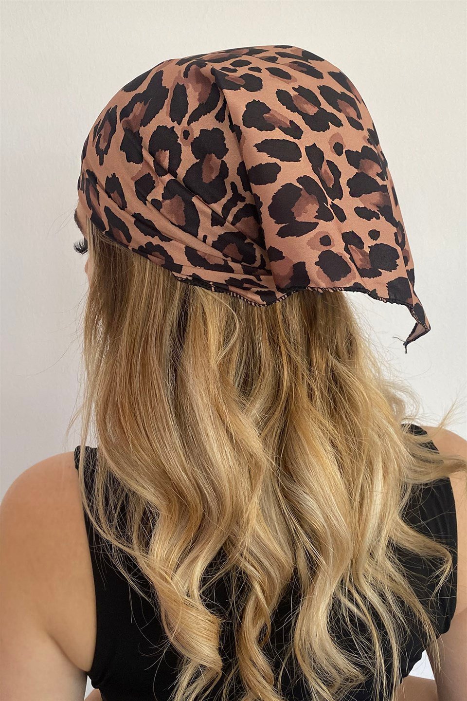 Leopar Desenli Fular