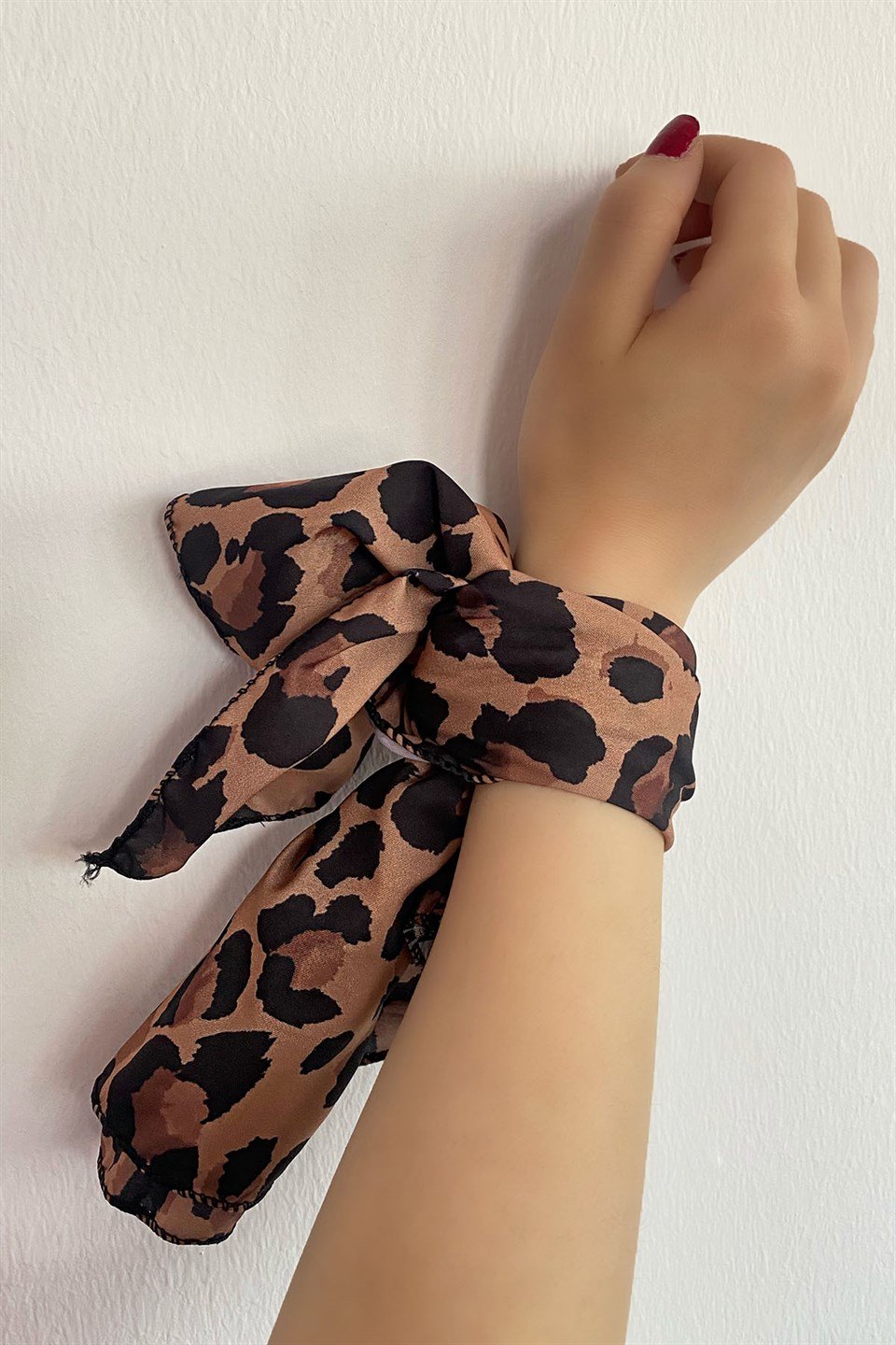 Leopar Desenli Fular