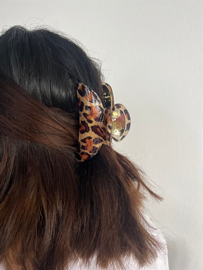 Leopar Desenli Mandal Toka