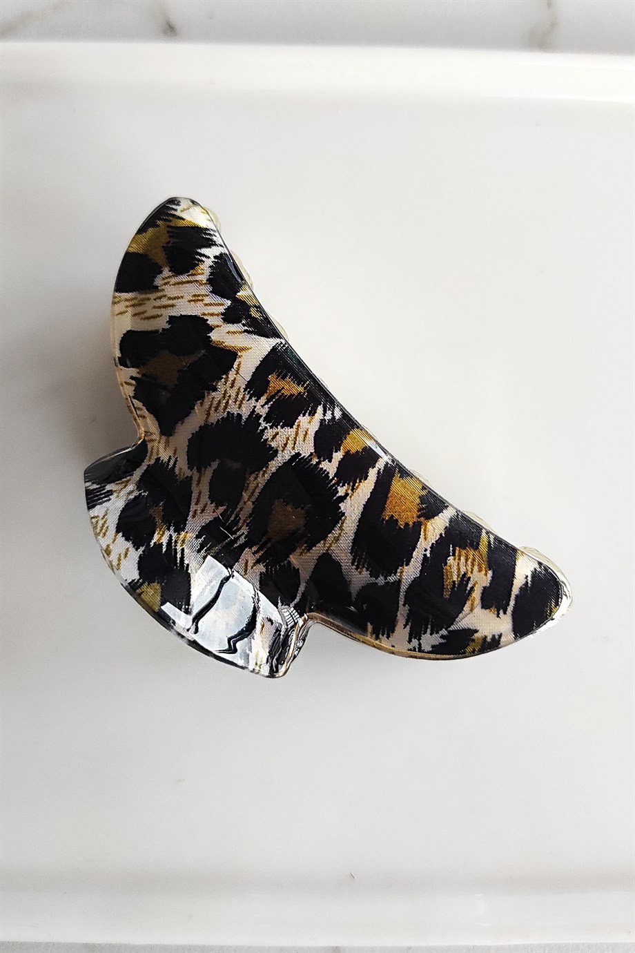 Leopar Desenli Mandal Toka