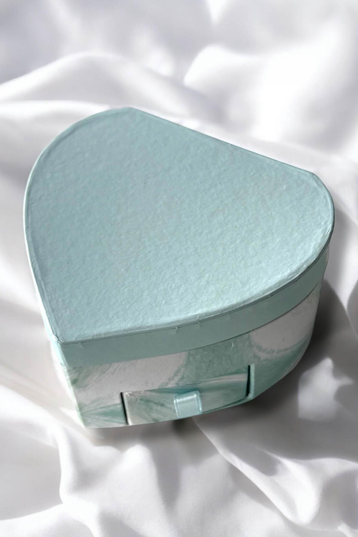 Mavi Renk Bölmeli Çekmeceli Takı Organizeri