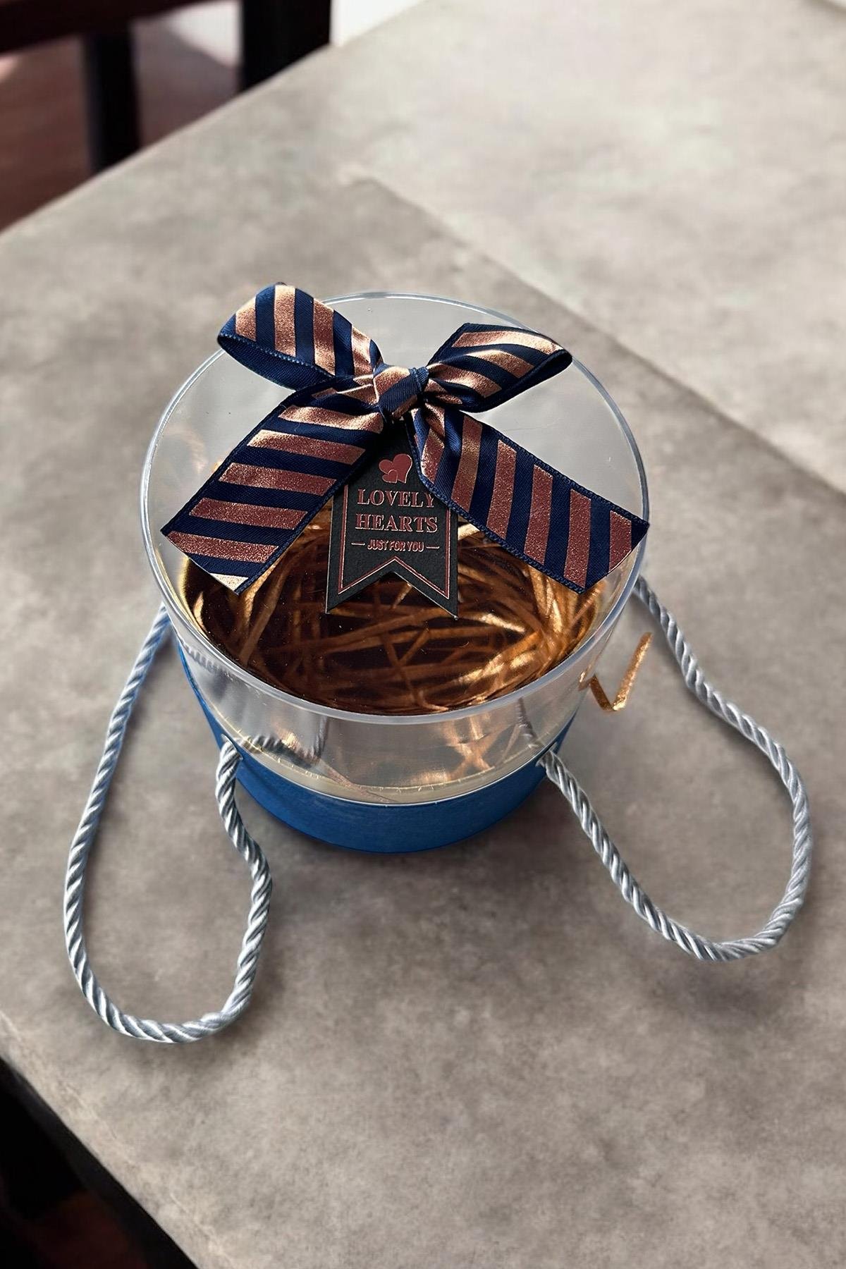 Mavi Renk Hediye Kutusu