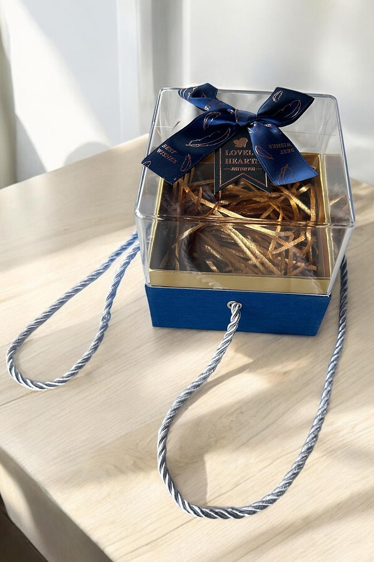 Mavi Renk Hediye Kutusu