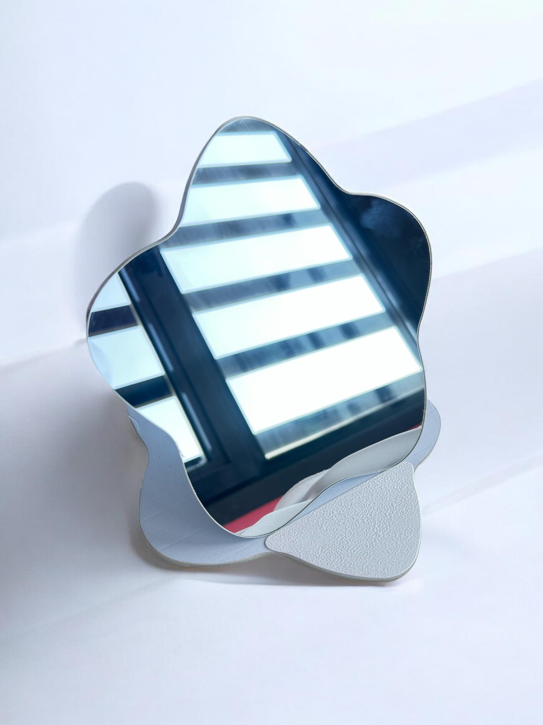 Mavi Renk Karışık Figürlü Masa Aynası