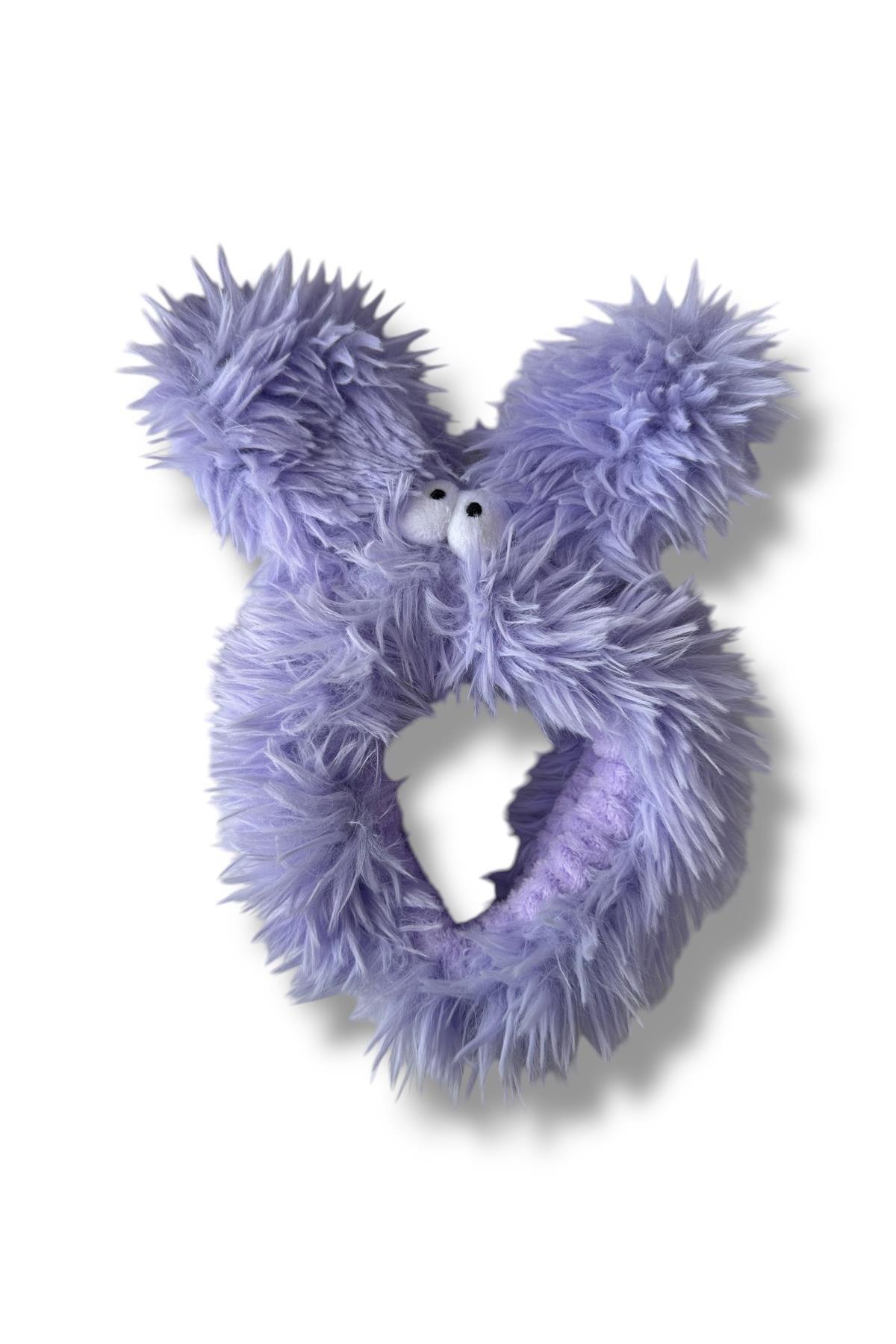 Mor Renk Canavar Figürlü Peluş Saç Bandı