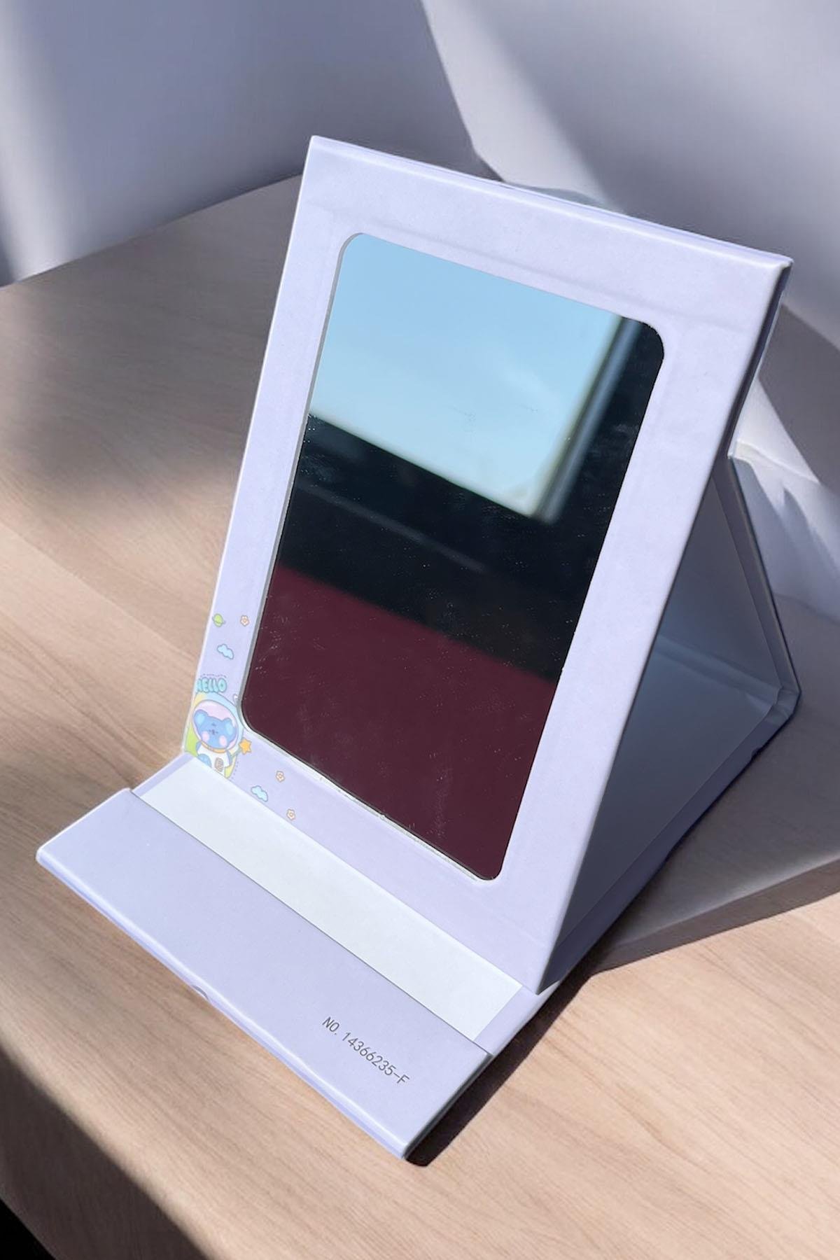 Mor Renk Karışık Figürlü Masa Aynası