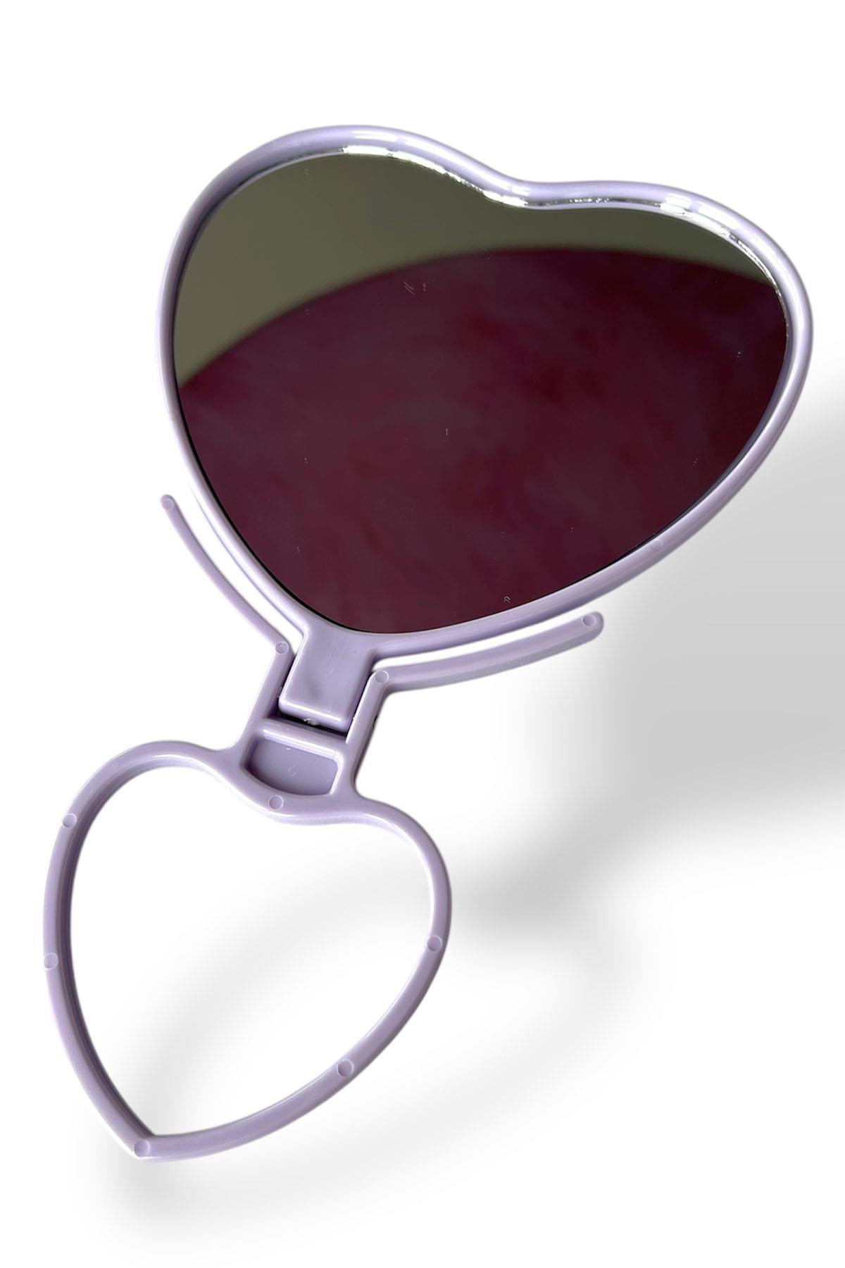 Mor Renk Tavşan Figürlü Masa Aynası