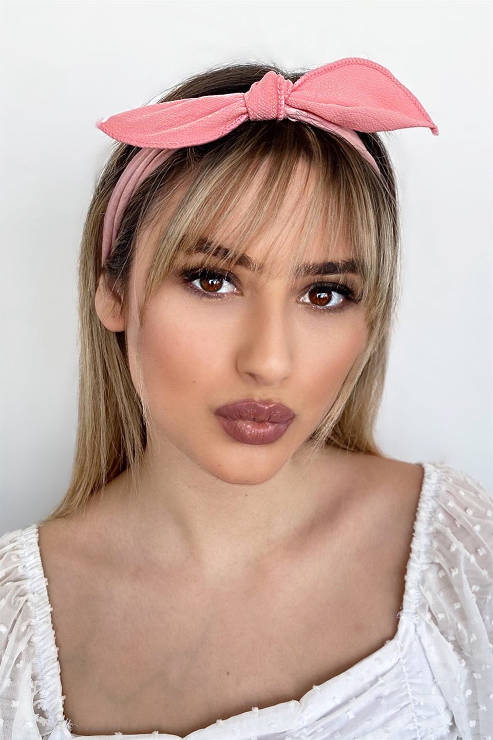 Pembe Renk Bandana