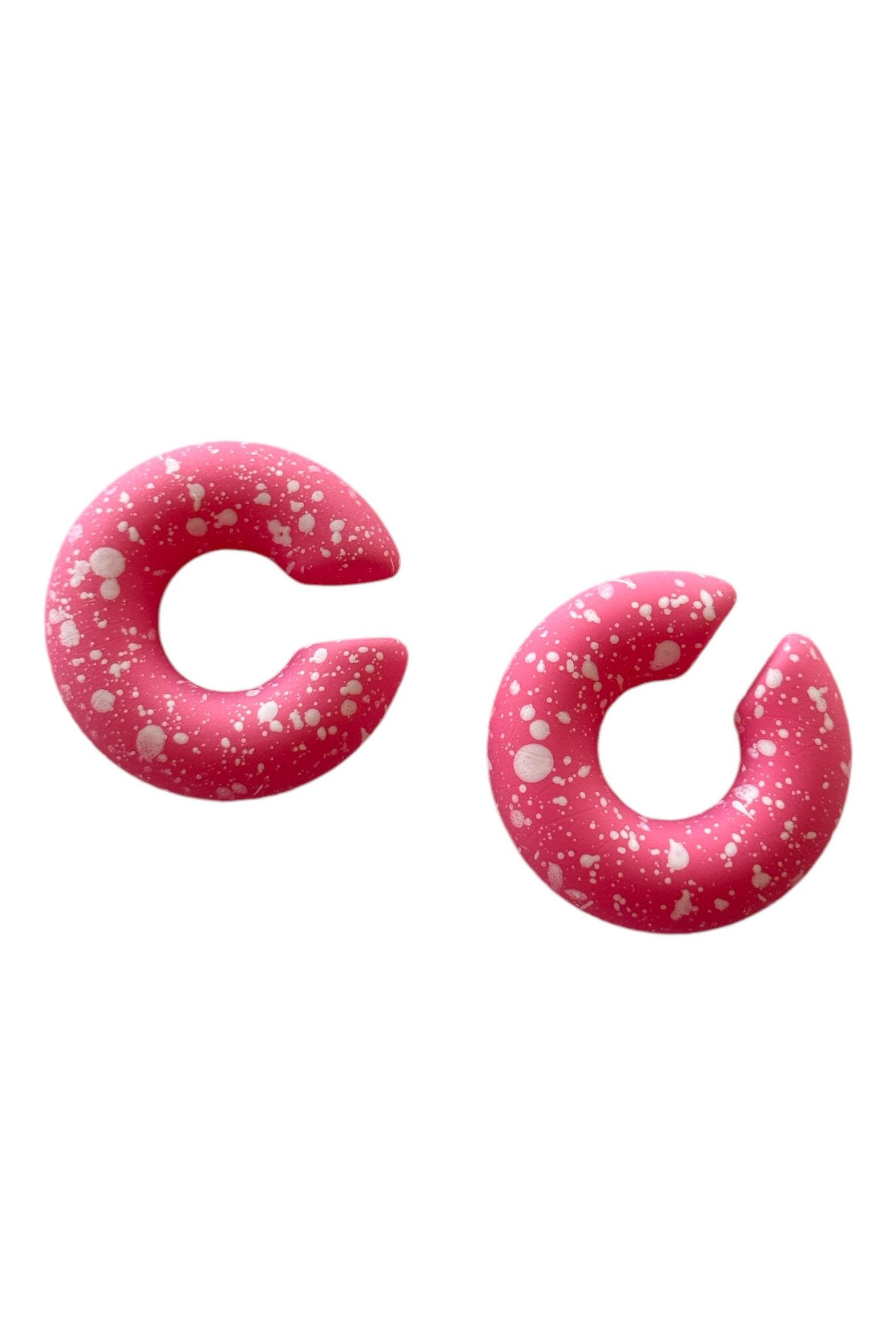 Pembe Renk Ear Cuff Küpe (Çift)