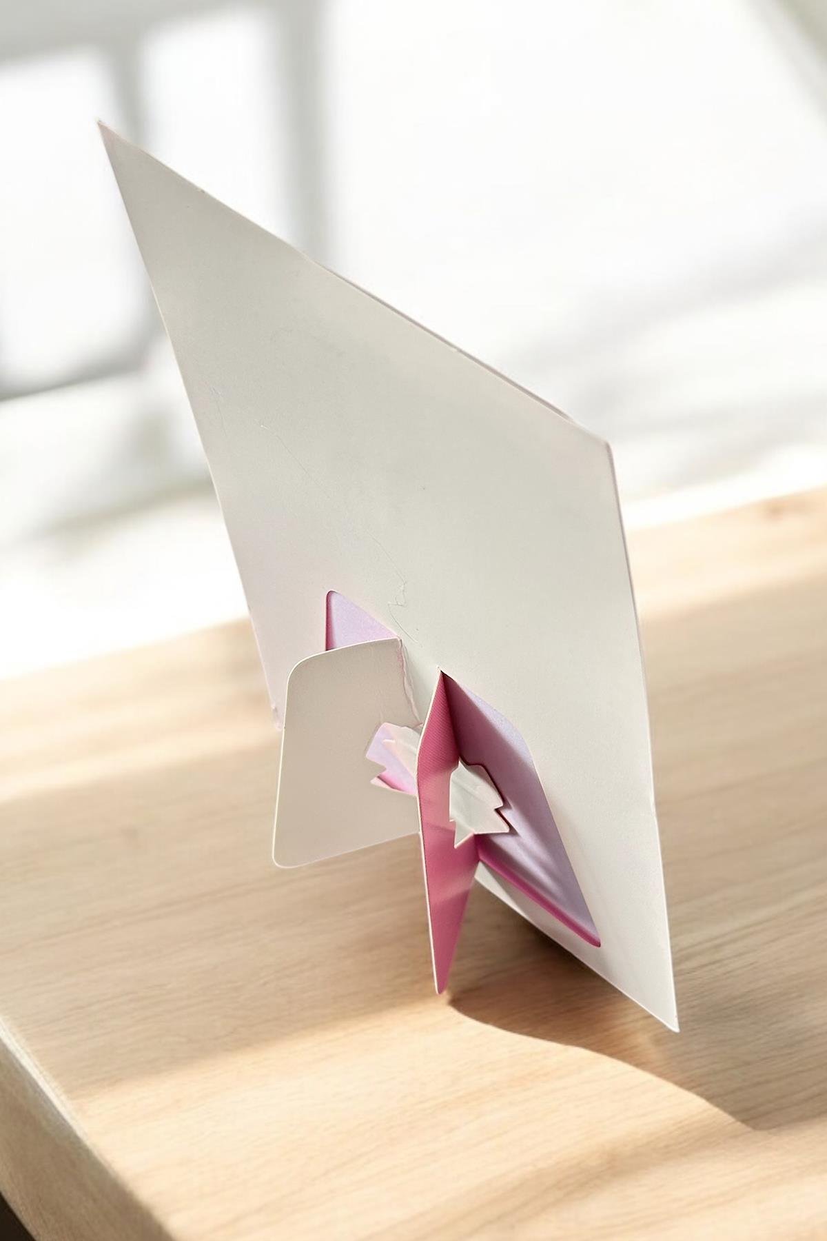 Pembe Renk Panda Figürlü Yapışkanlı Not Kağıdı