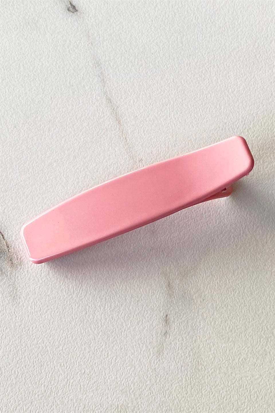 Pembe Renk Parlak Pens Toka