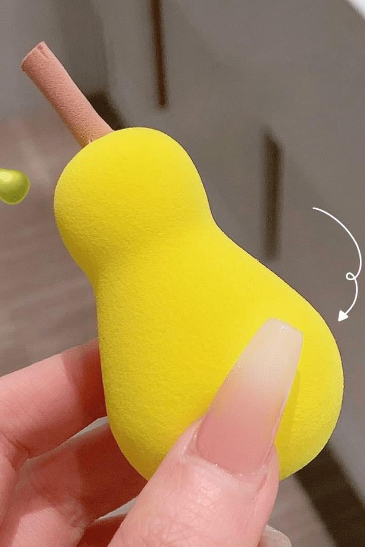 Pürüzsüz Dokulu 3'lü Makyaj Süngeri Seti