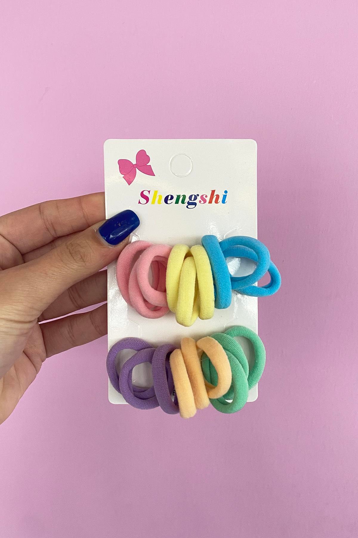 Renkli Havlu Toka Set