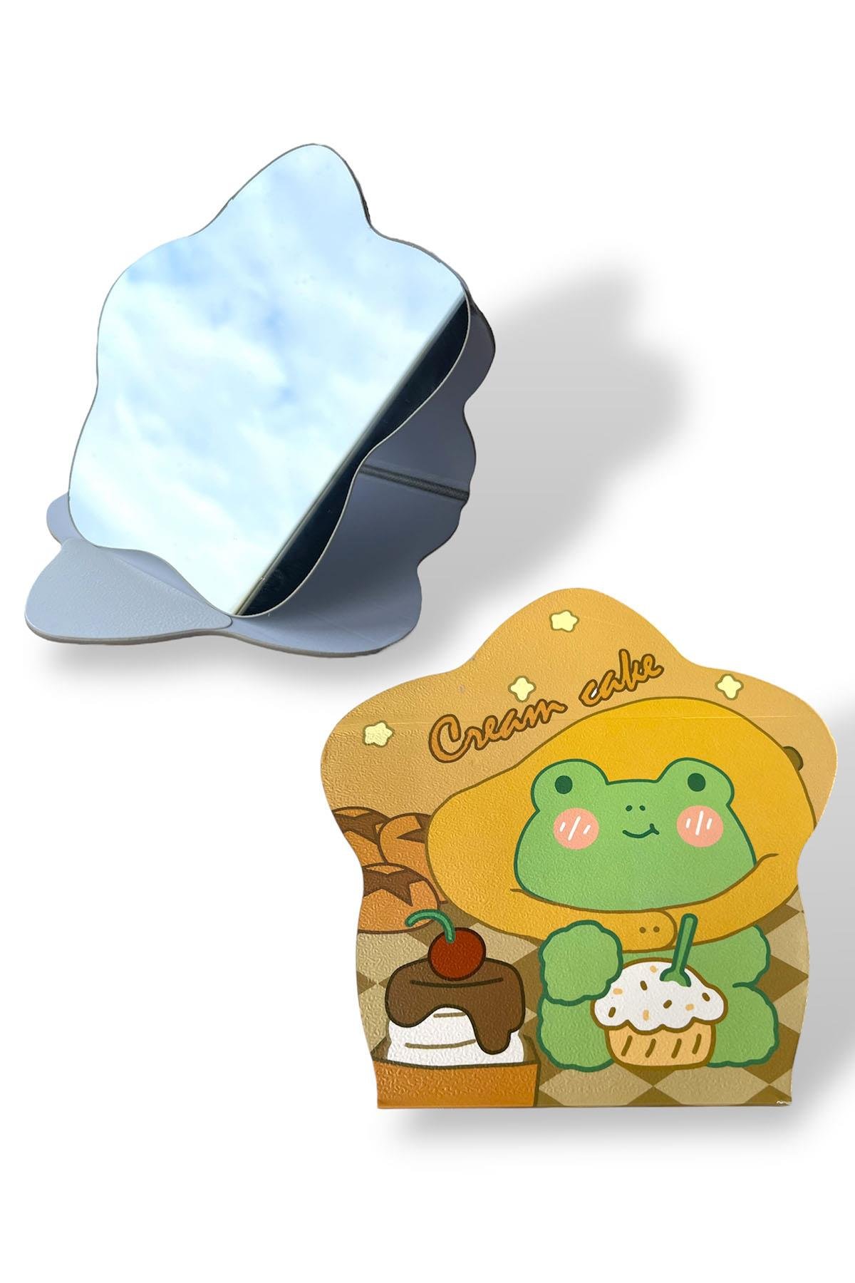 Sarı Renk Karışık Figürlü Masa Aynası