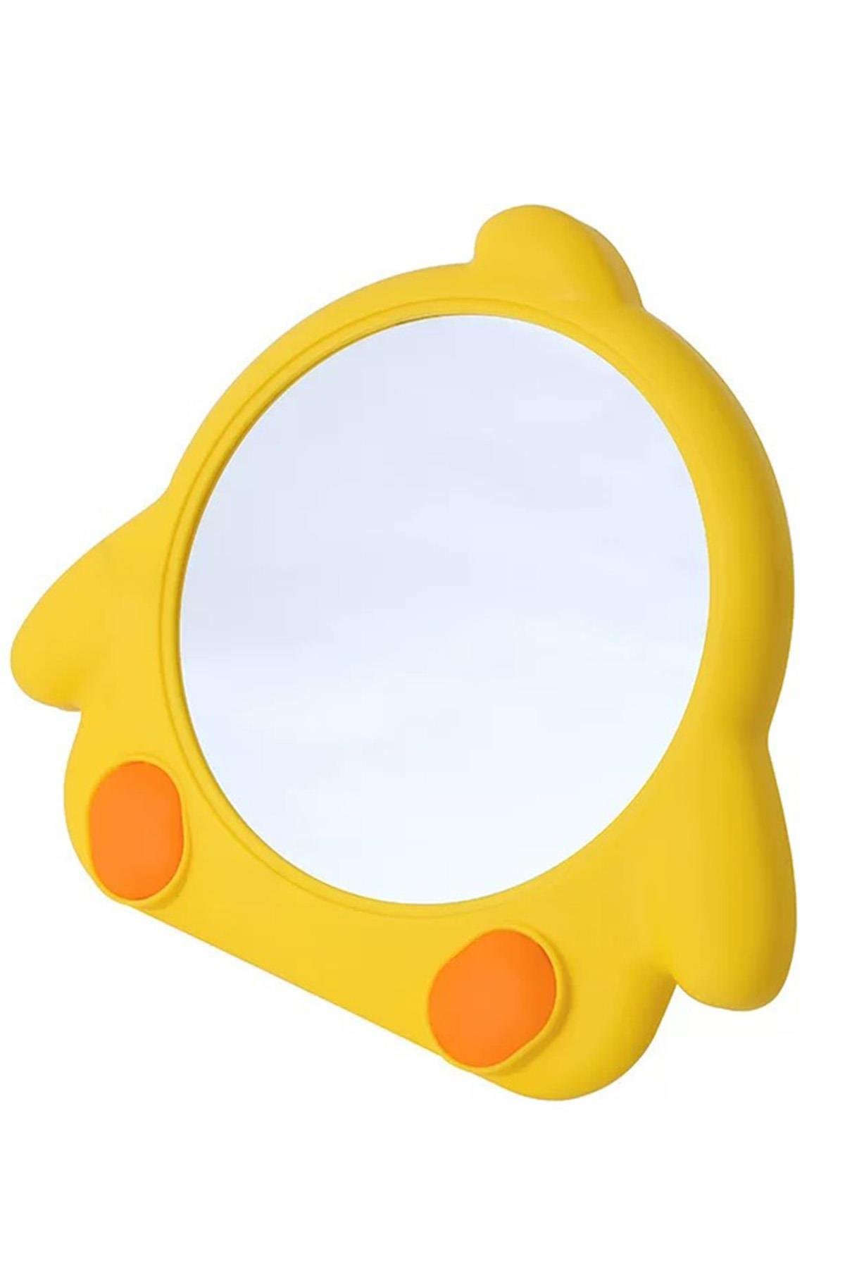Sarı Renk Penguen Figürlü Masa Aynası