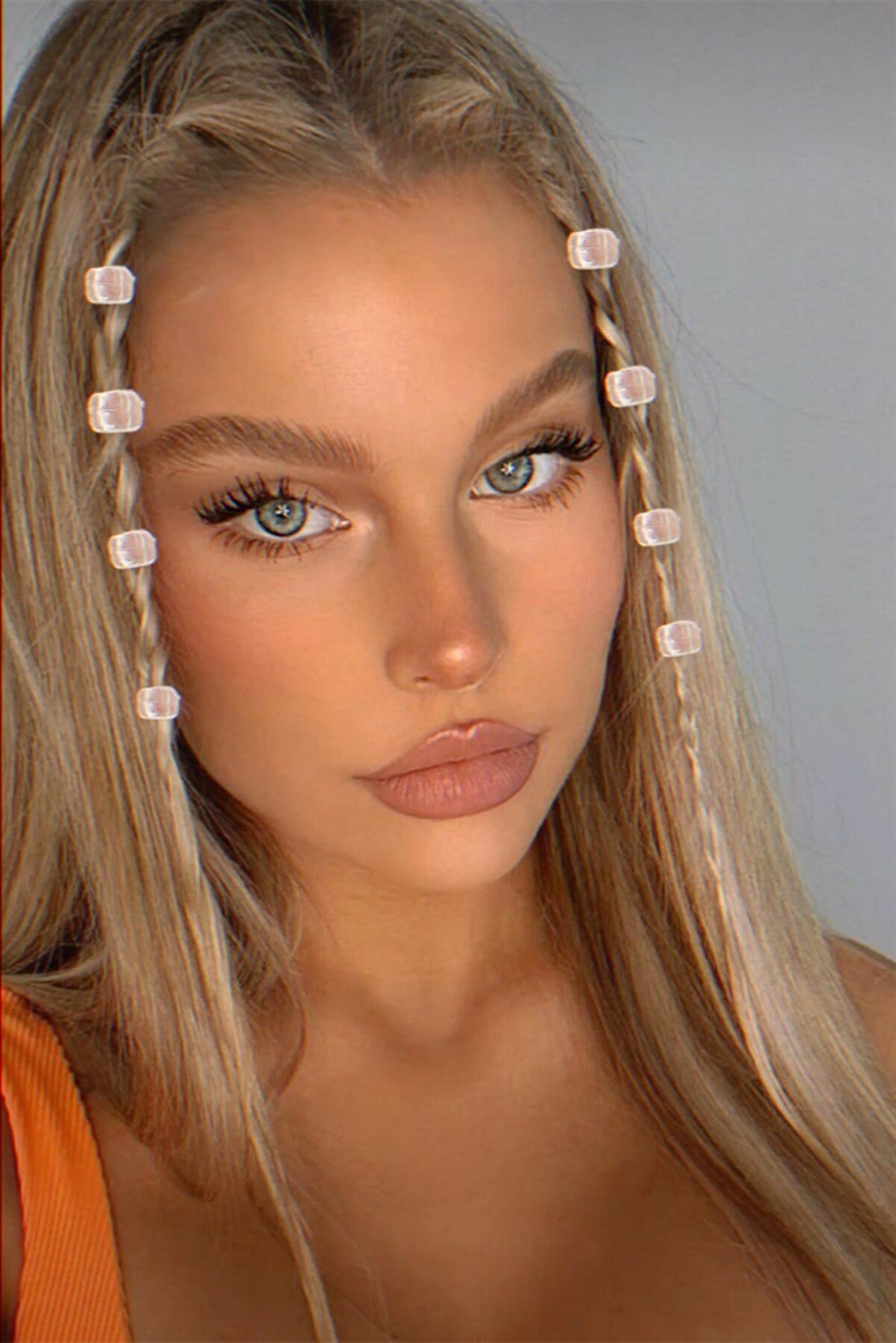 Şeffaf Renk Saç Boncuğu