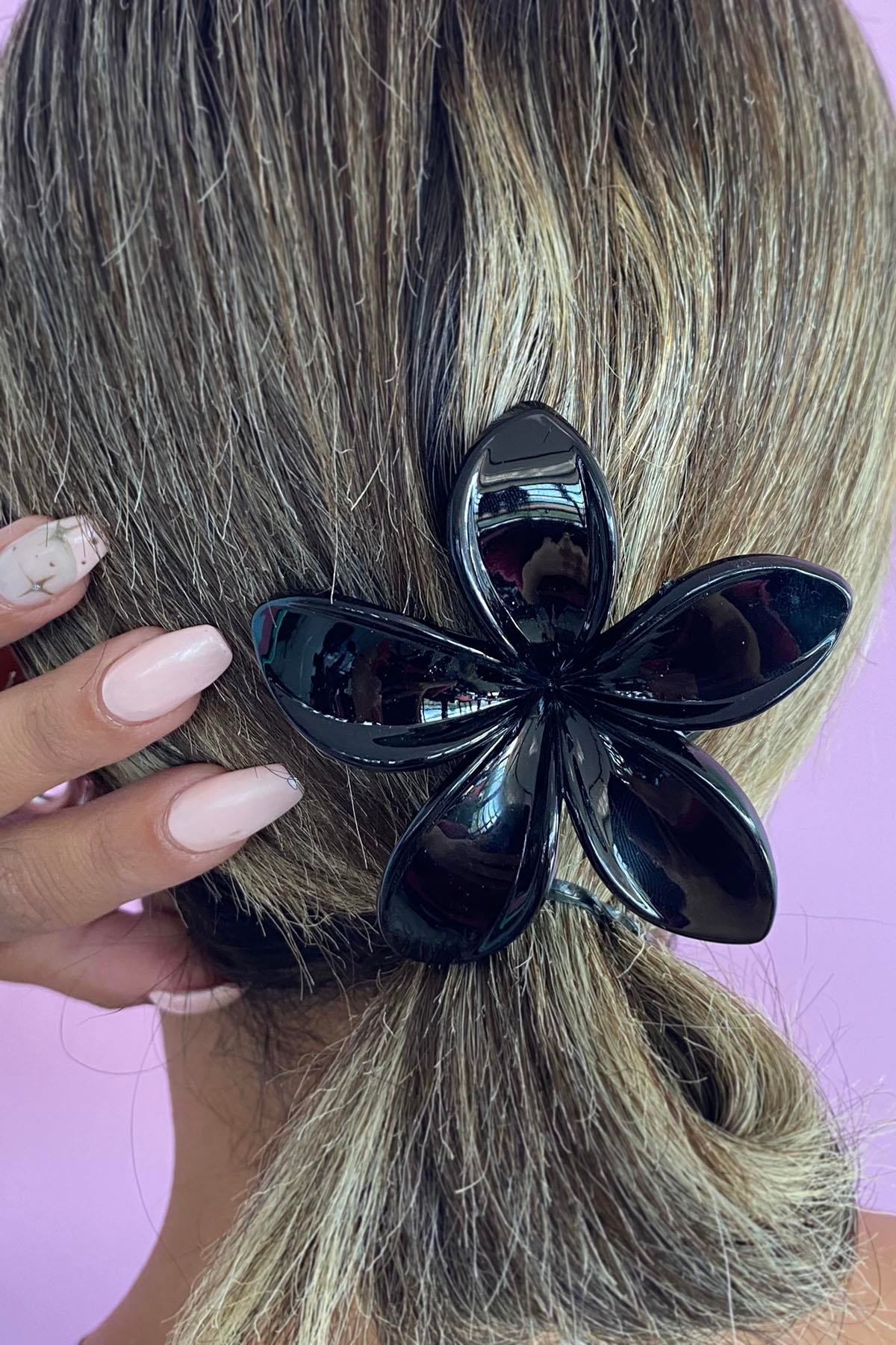 Siyah Renk Lotus Pens Toka