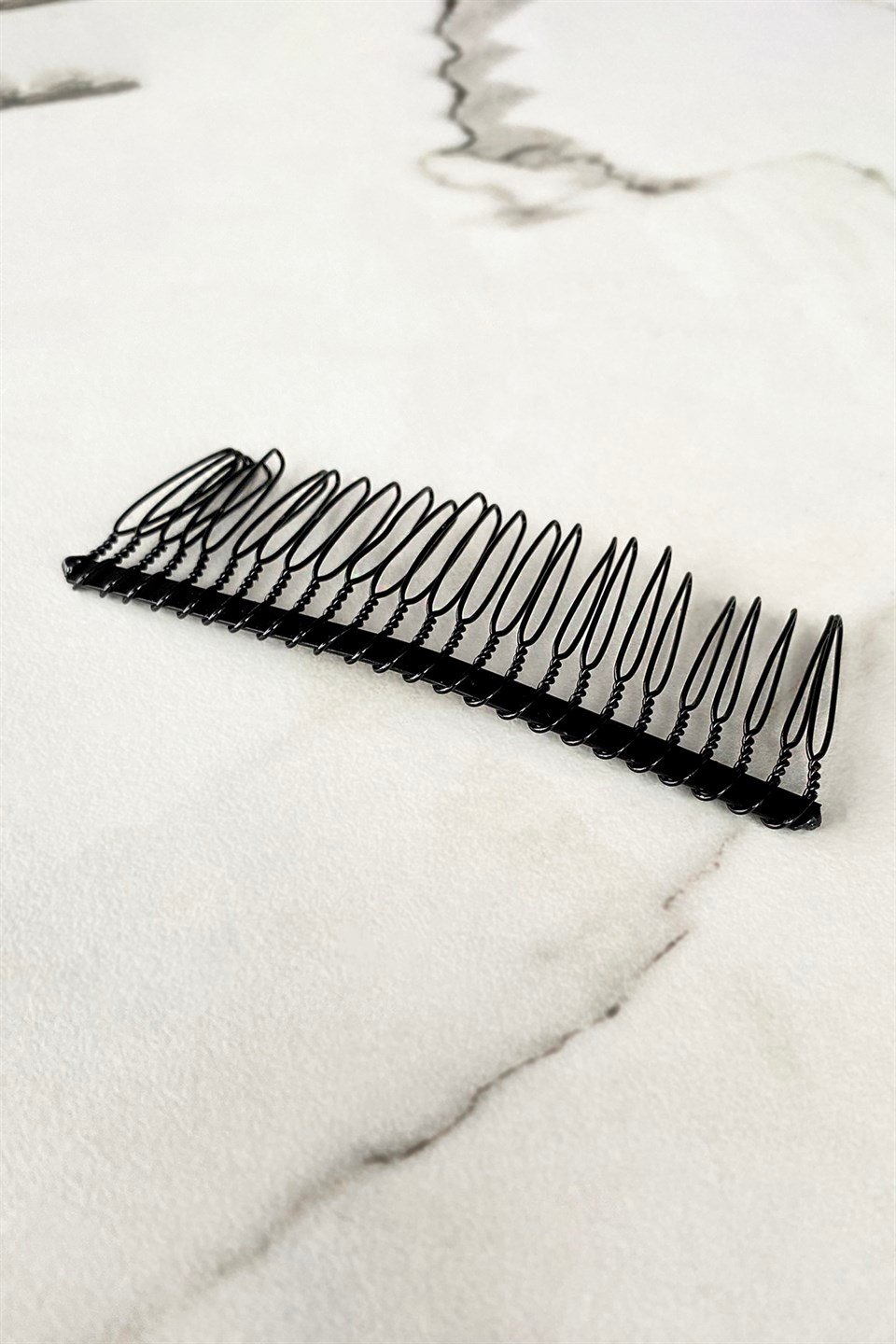 Siyah Renk Tel Tarak Toka