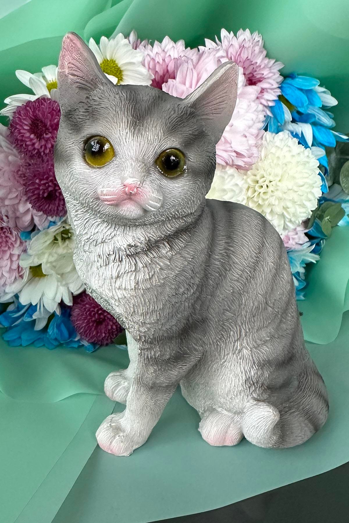 Süs Eşyası Kedi Figürlü Biblo