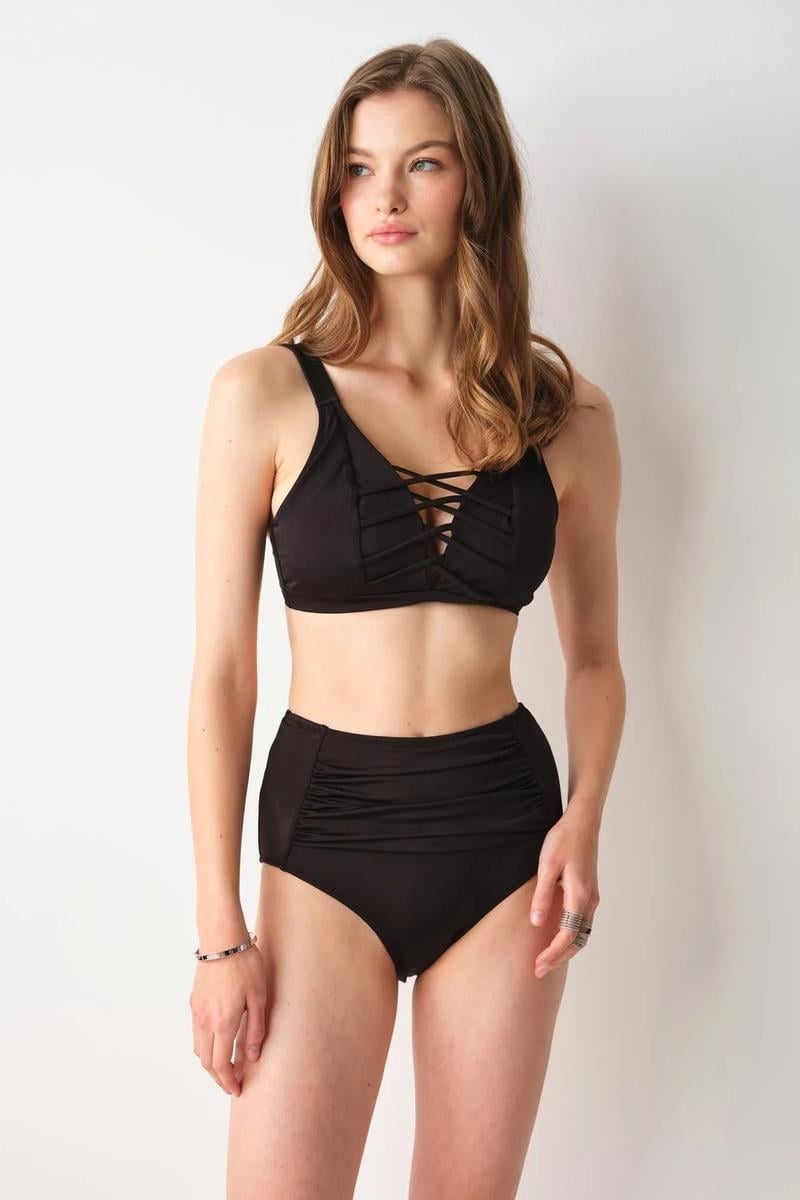 Dolores Toparlayıcı Bikini Tek Üst Siyah 239106