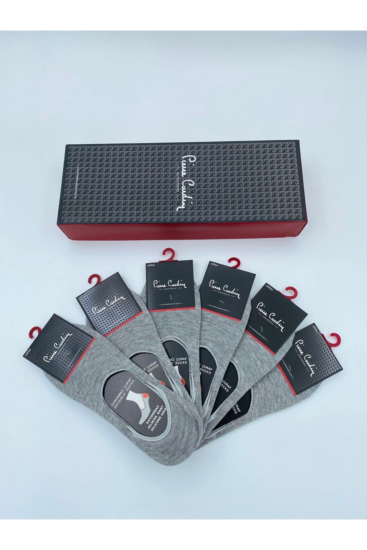 Pierre Cardin 400 Feluka Gri (40-44) 6'lı Çorap