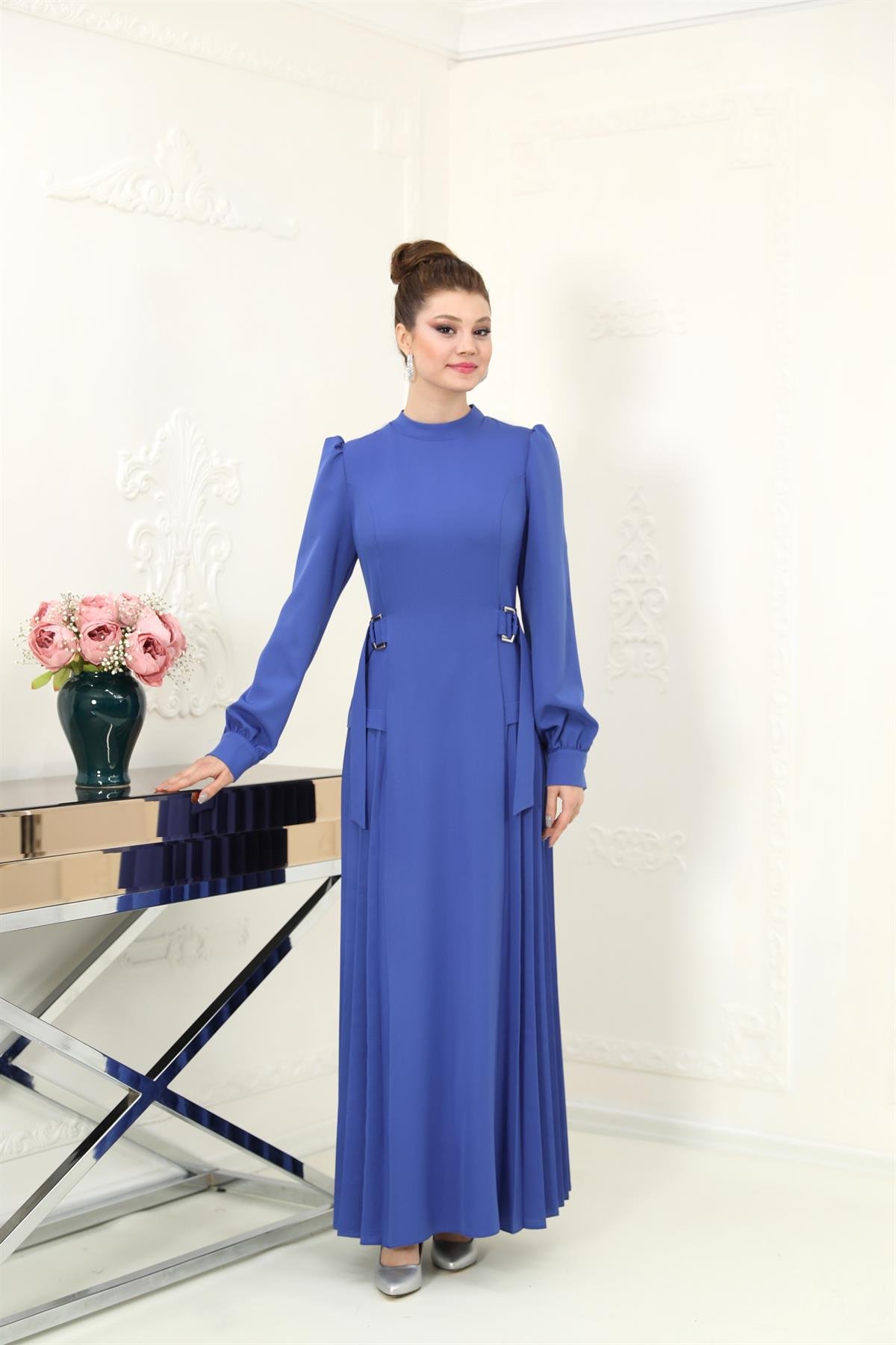 Arya Elbise İndigo