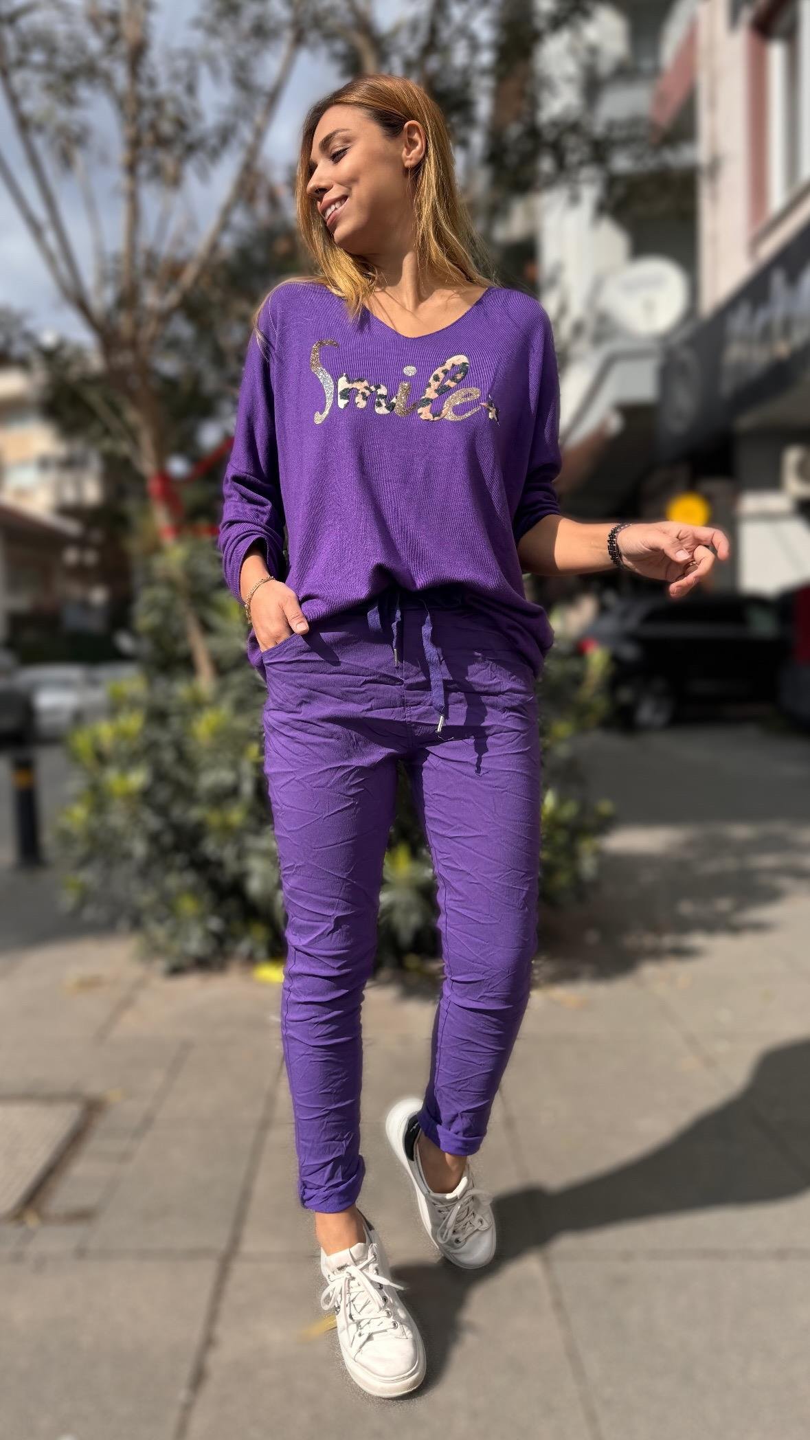  İthal Bluz Smile 