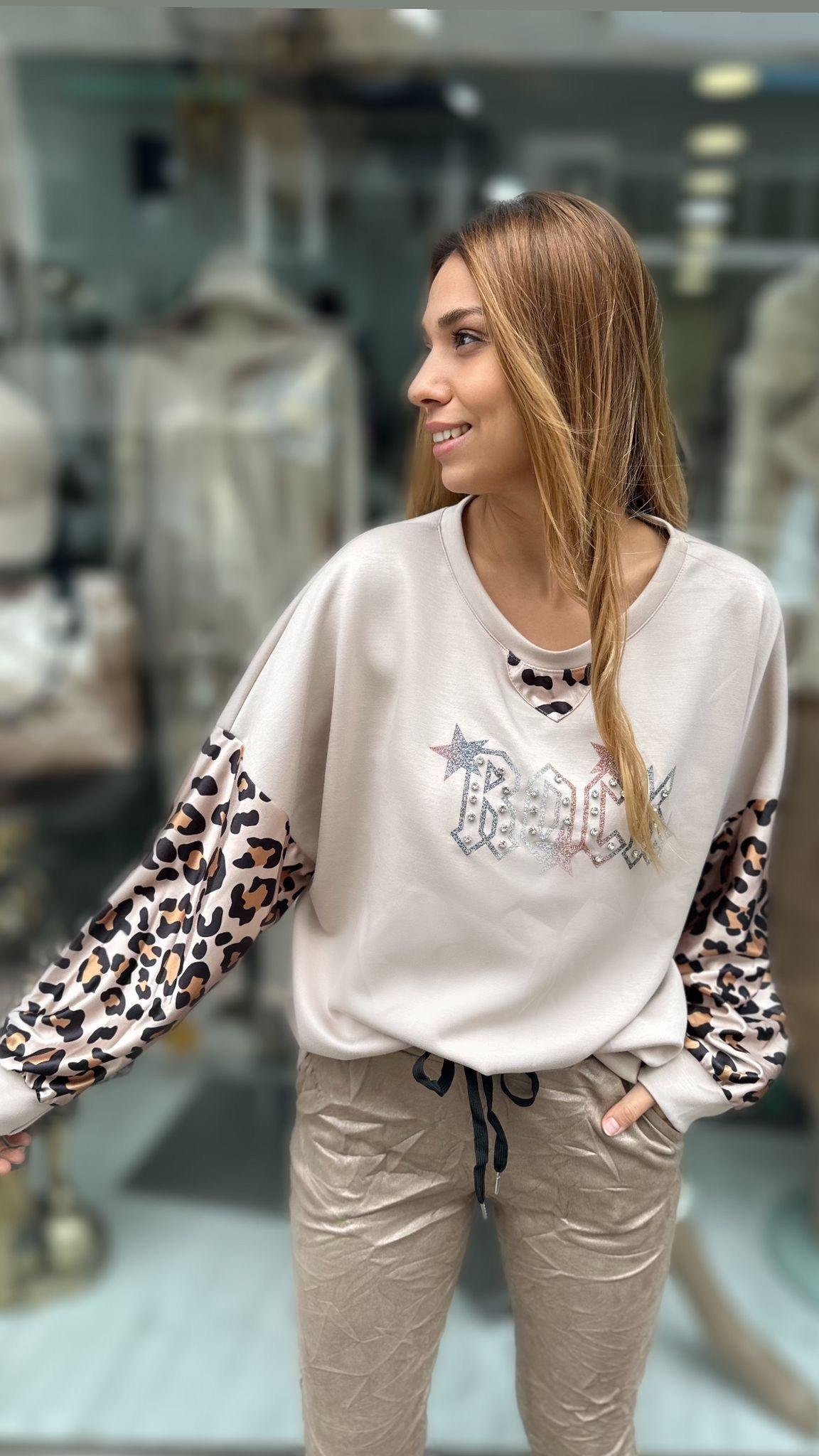  Sweat Kollari Leopar