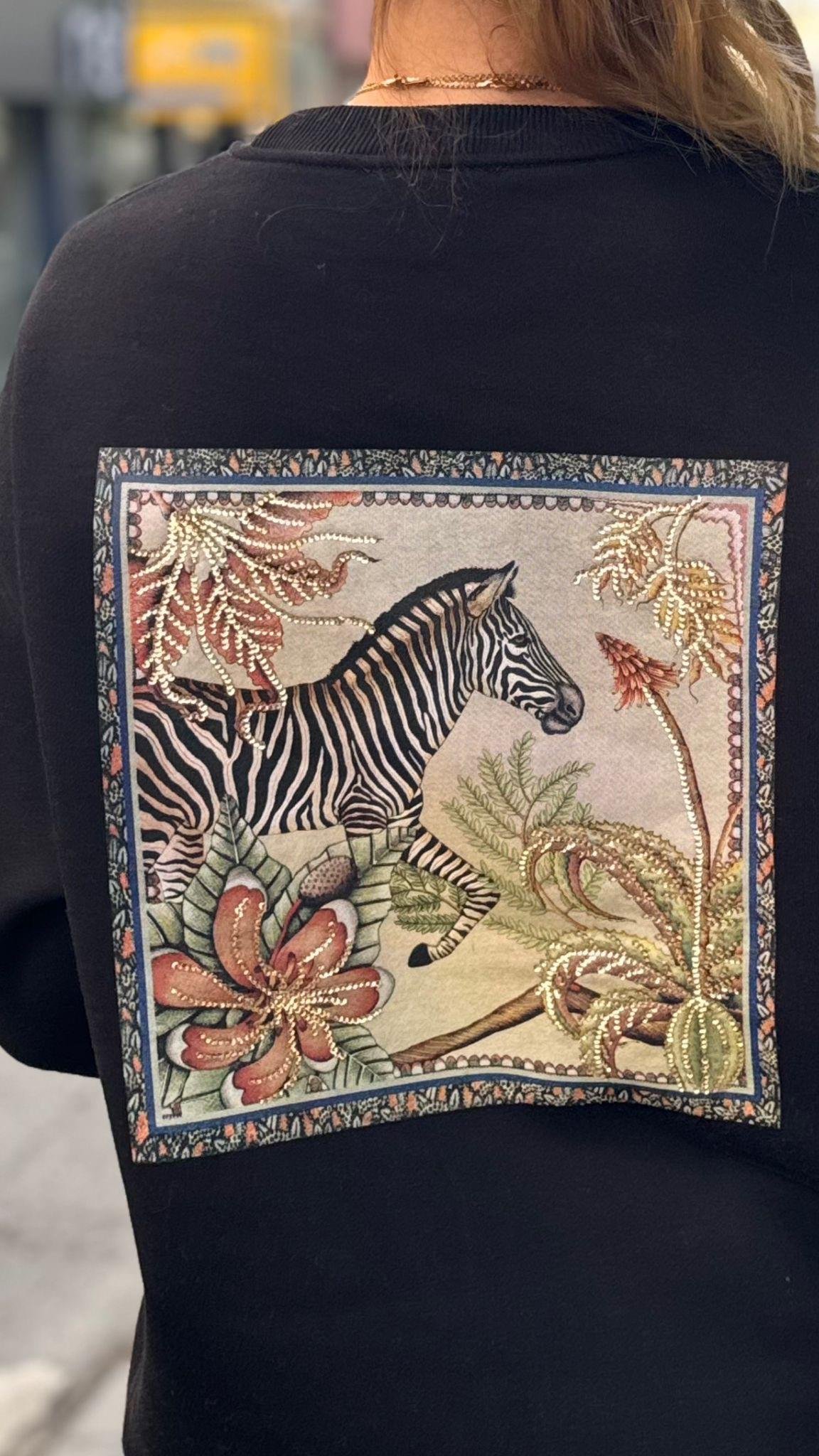 Arkası Desen Sweat