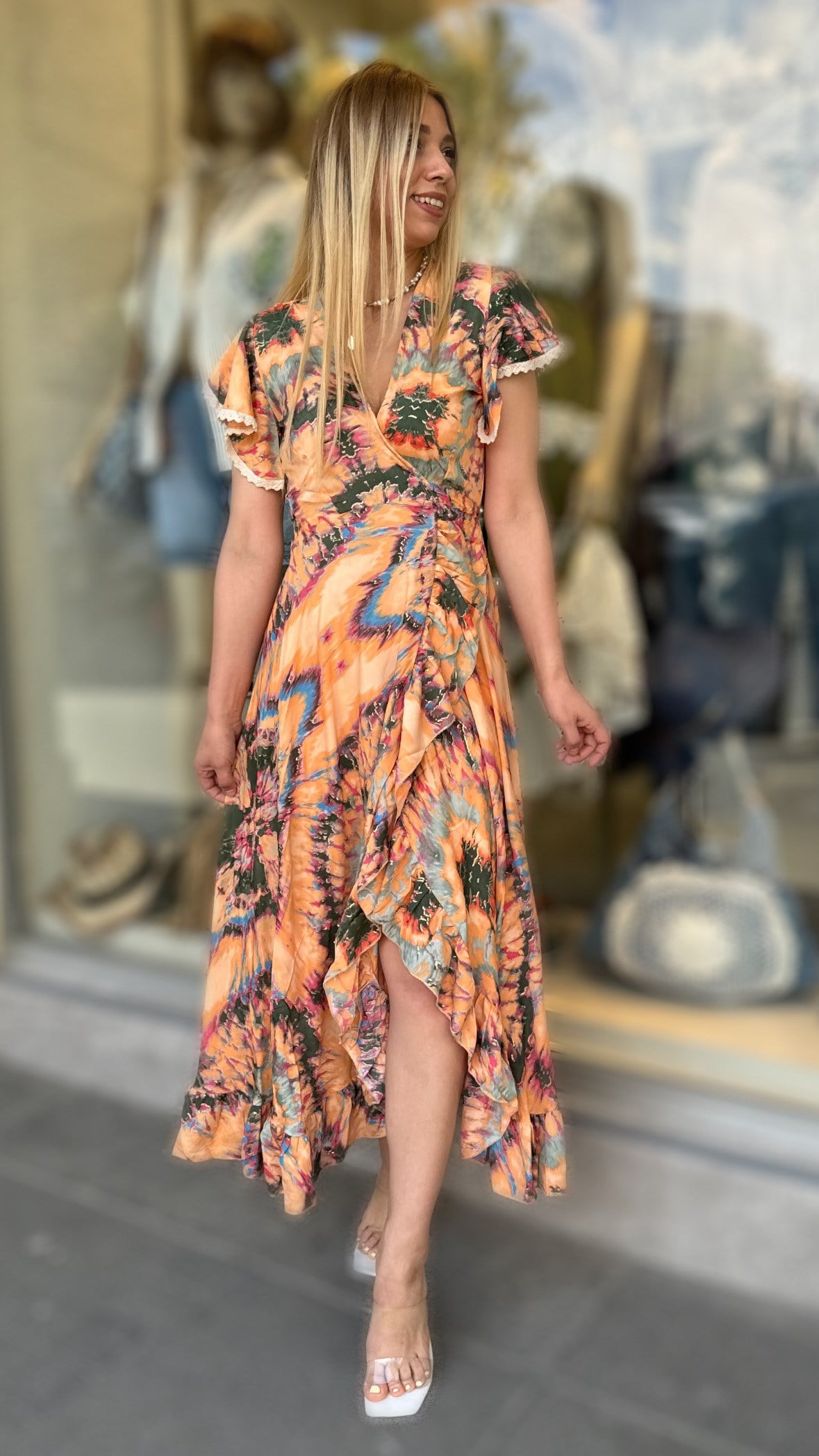 Batik Kruvaze Elbise