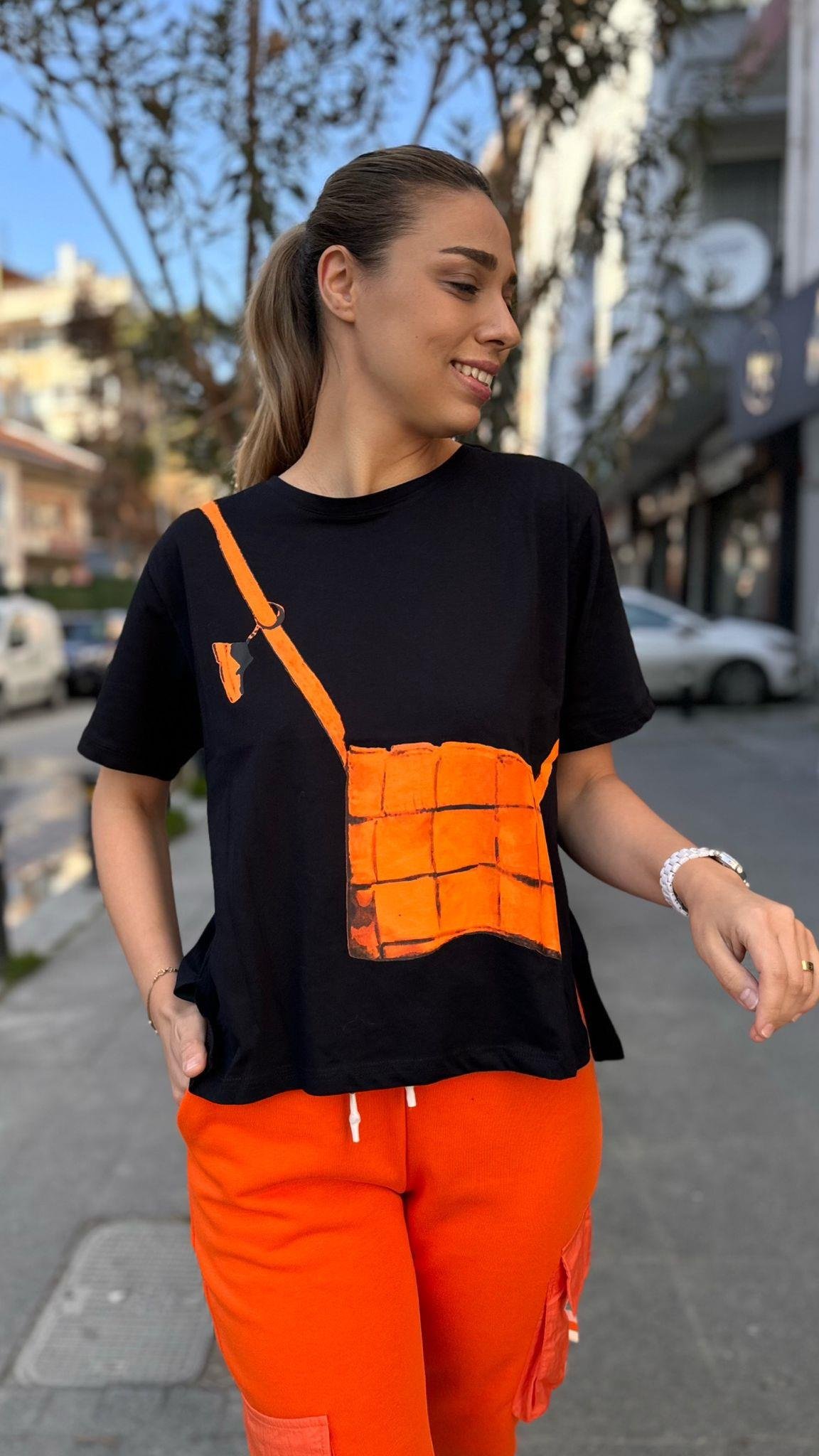 Çanta Desen Tshirt
