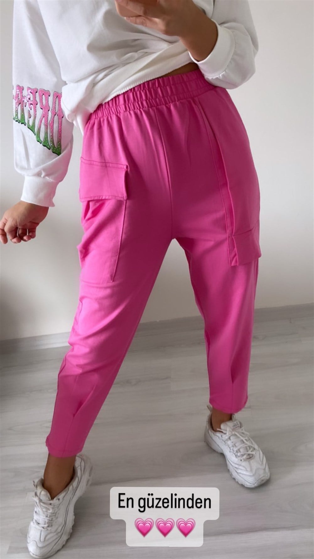 Cepli Eşofman Pembe