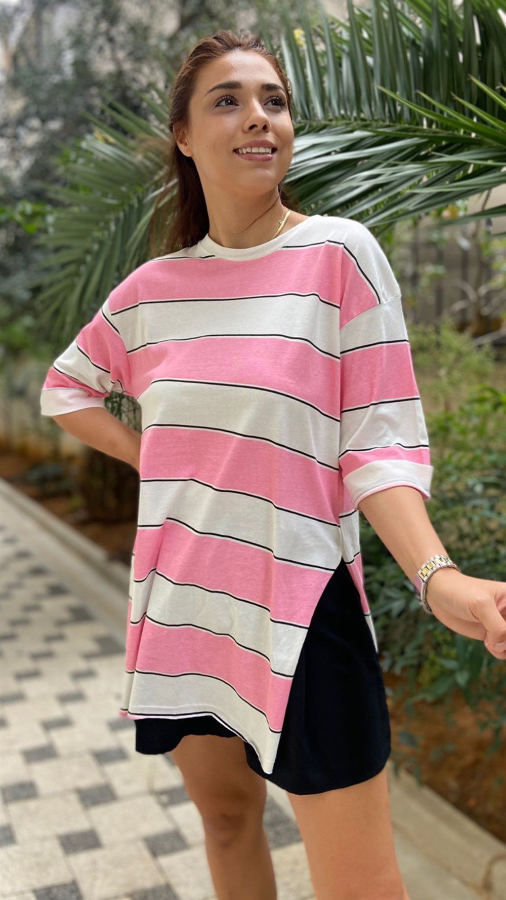 Çizgili Tshirt 