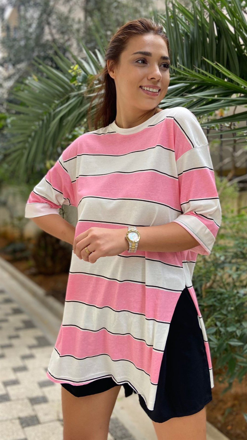 Çizgili Tshirt 