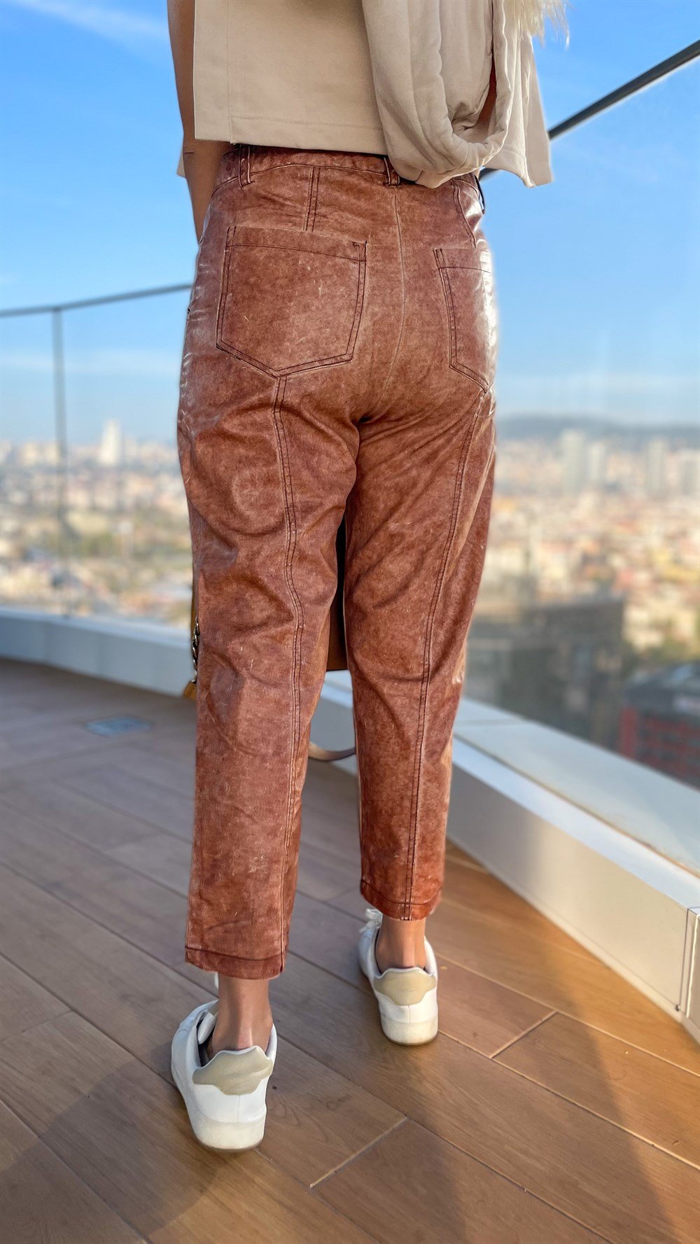 Deri Taba Pantolon