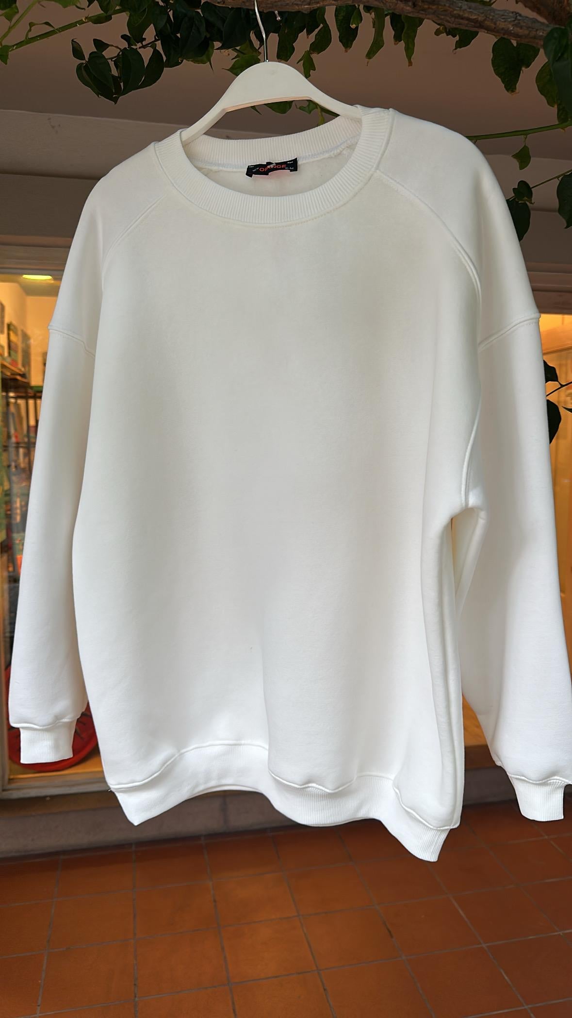 Düz Renk Sweatshirt