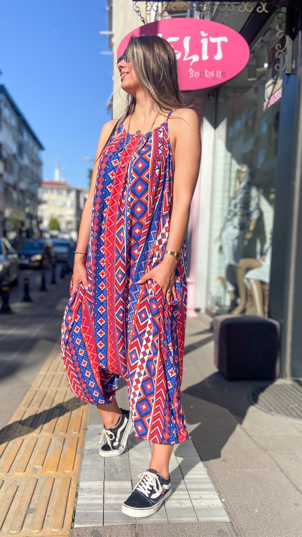 Etnik Askılı Salaş Tulum