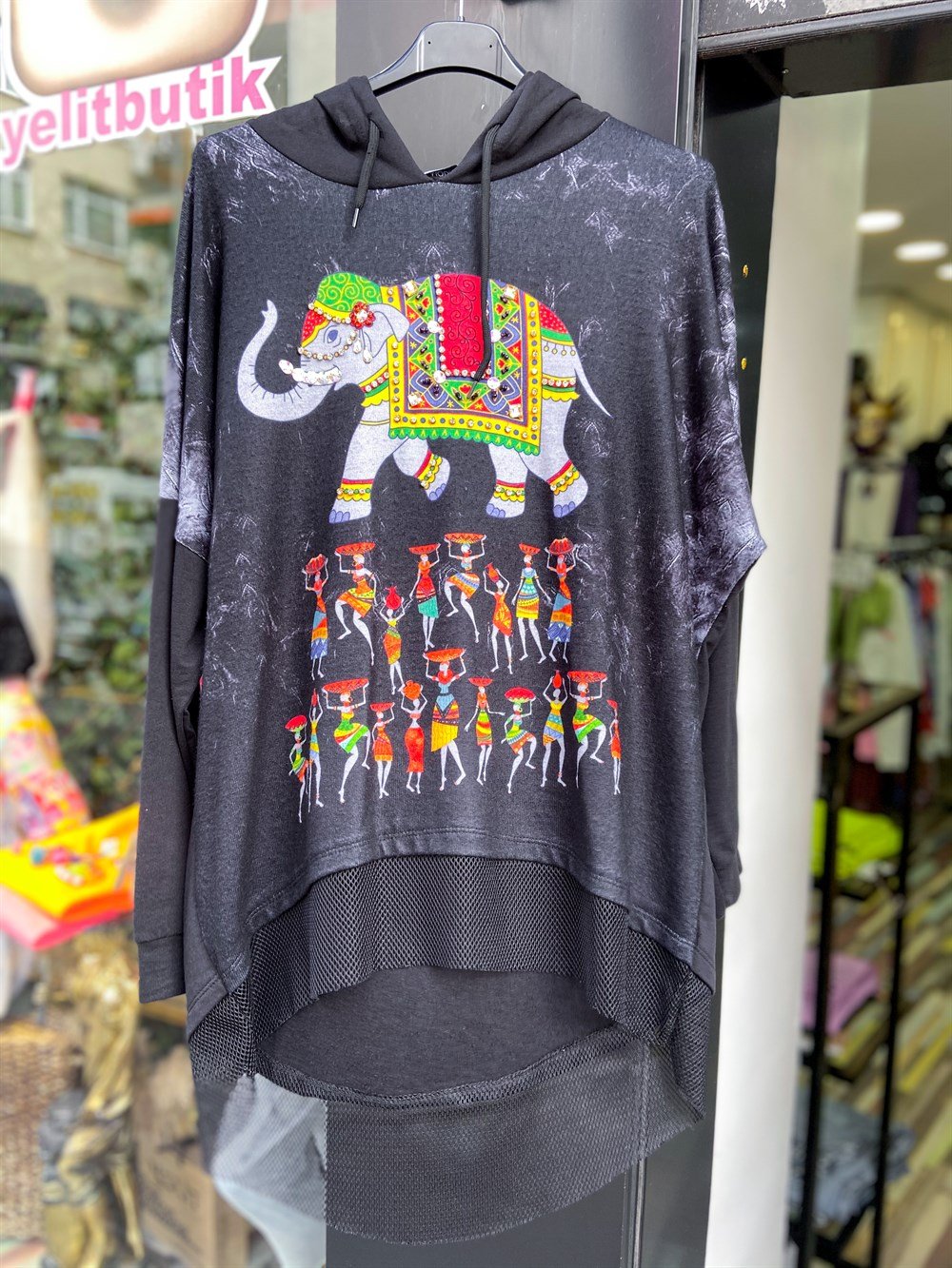 Filli Kapşonlu İthal Sweat