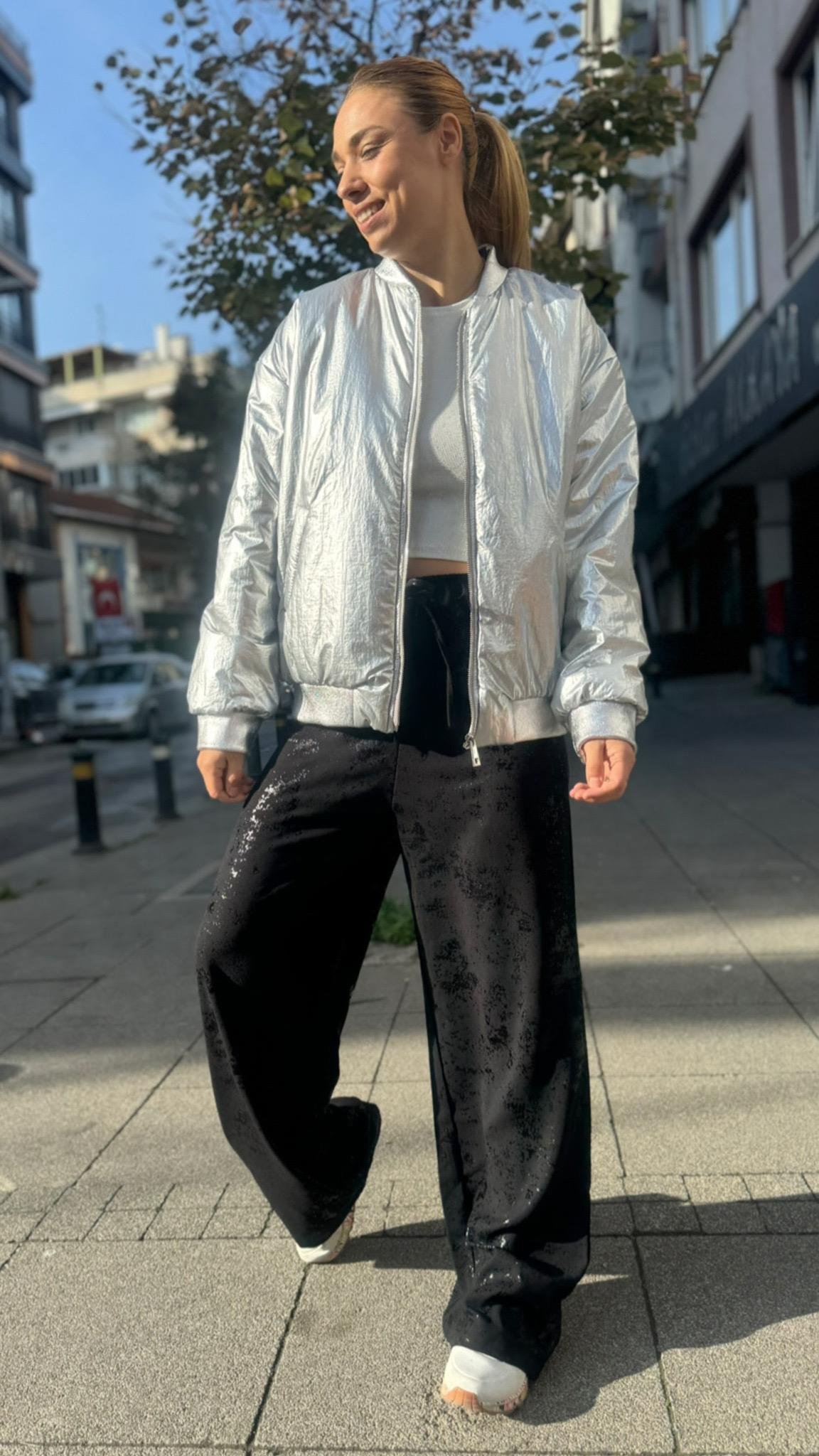 Gümüş  Ceket