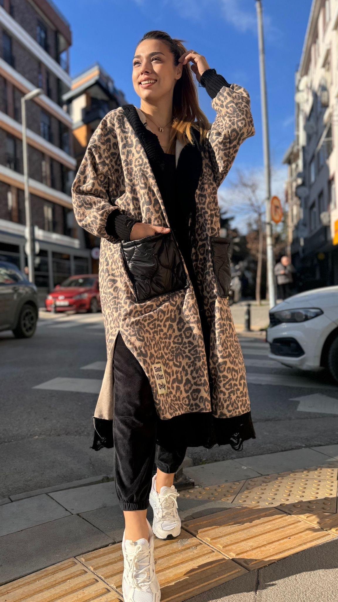 Hırka Leoparli 