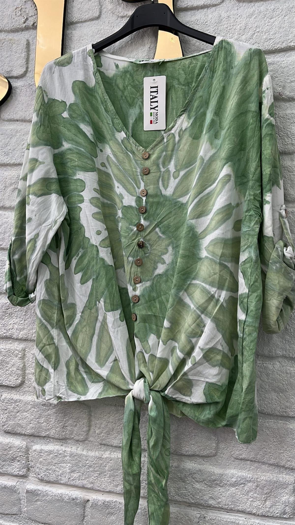 İthal Batik Desen Bluz