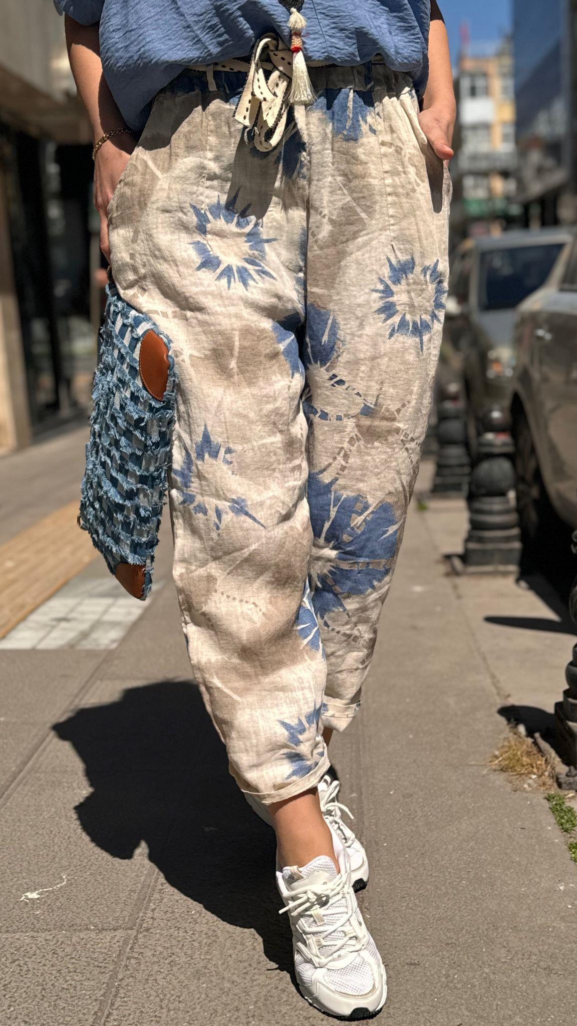 İthal Batik Desen Pantolon   