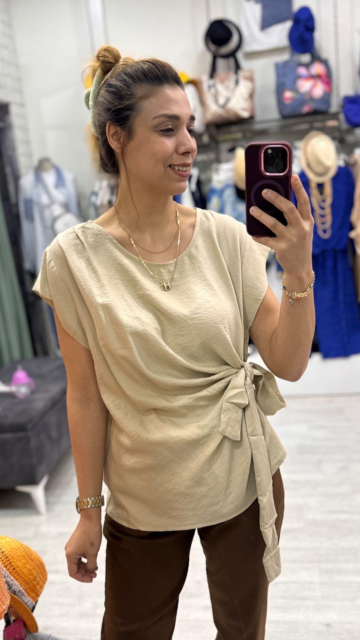 İthal Bluz Bağlamalı 