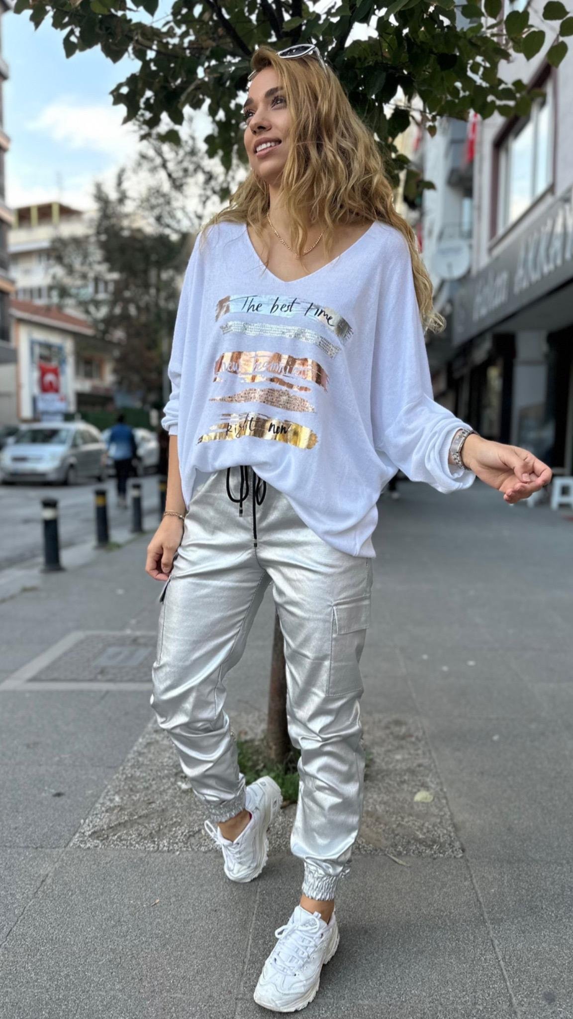 İthal Bluz Baskılı