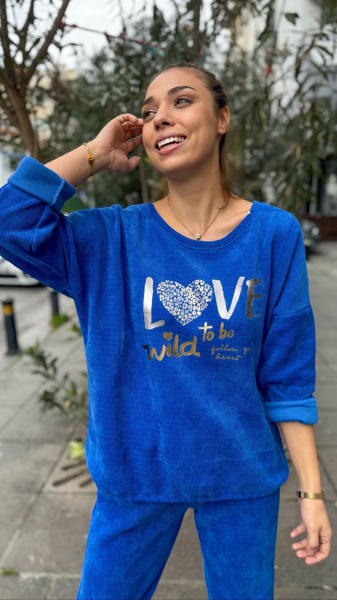İthal Bluz Love-2